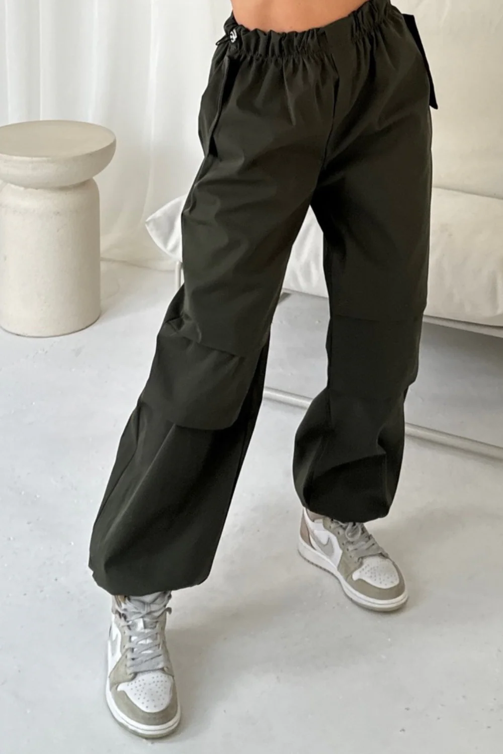 Adele green cargo trousers - Image 2