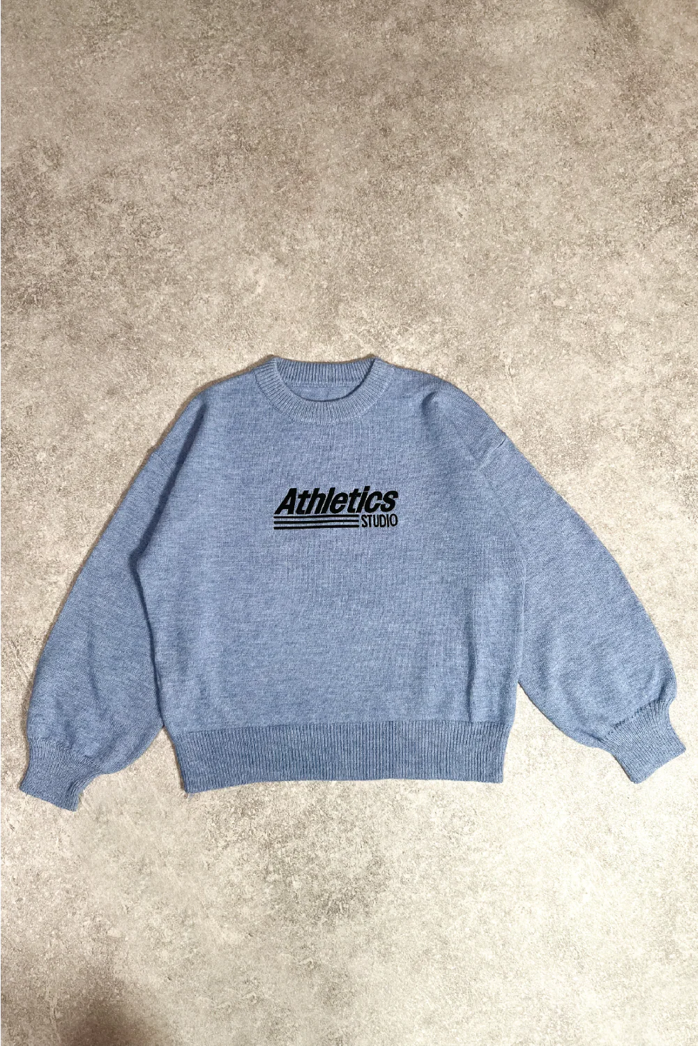 Athletics blue knit sweater - Image 3