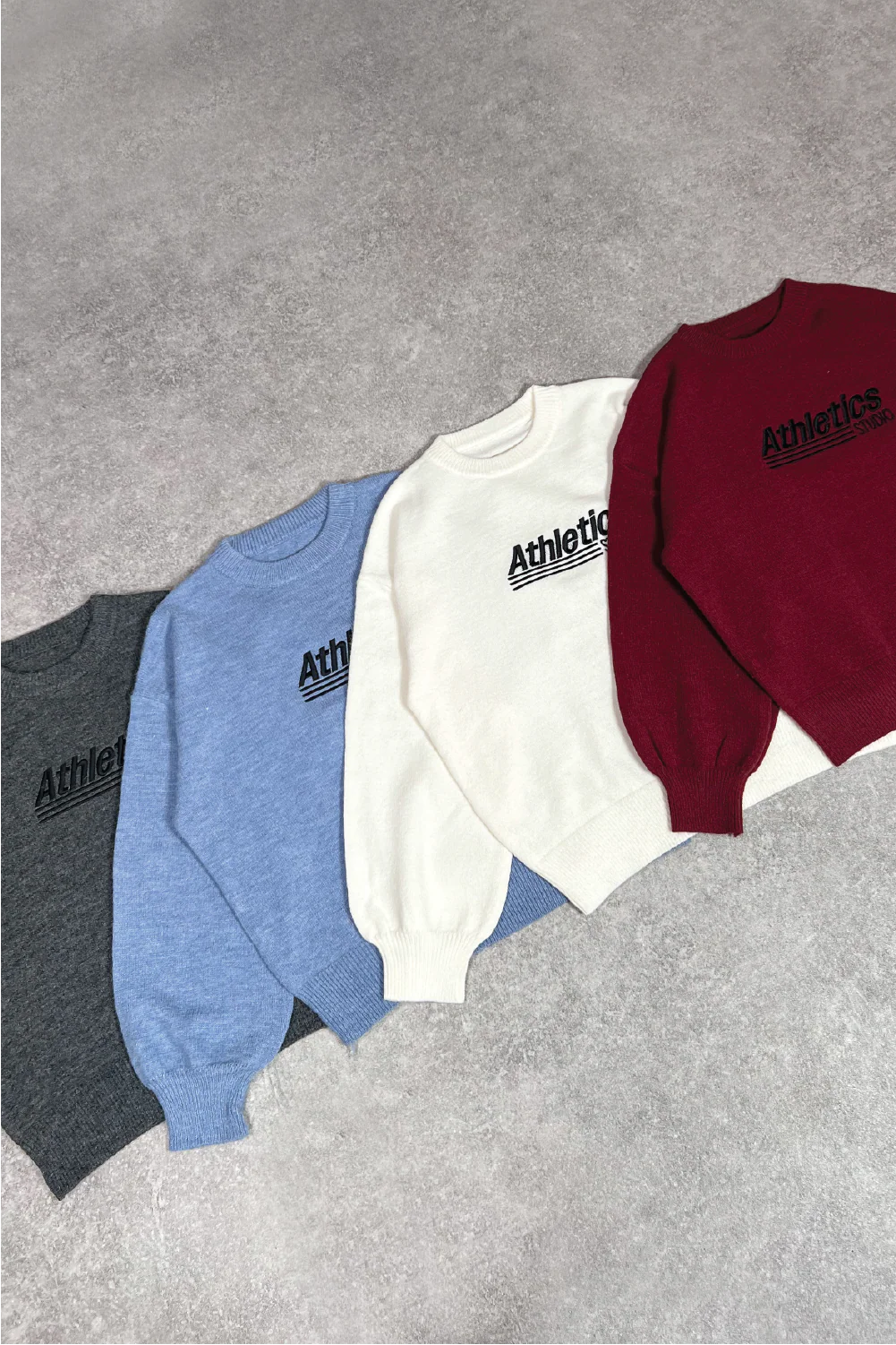 Athletics blue knit sweater - Image 4