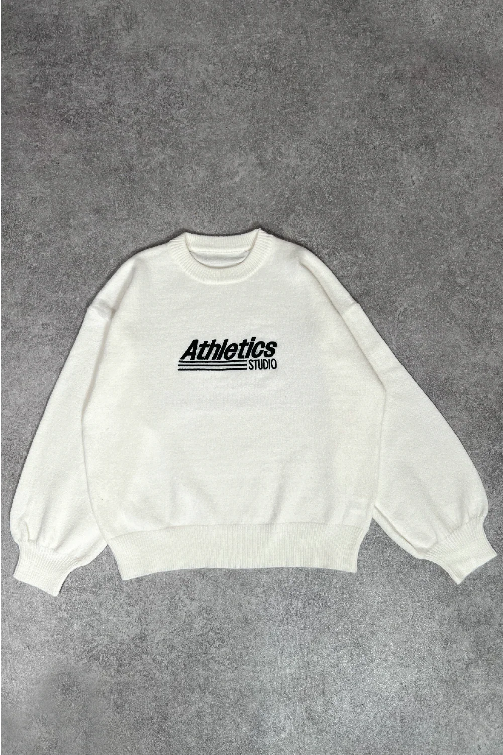 Athletics cream knit sweater - Image 4