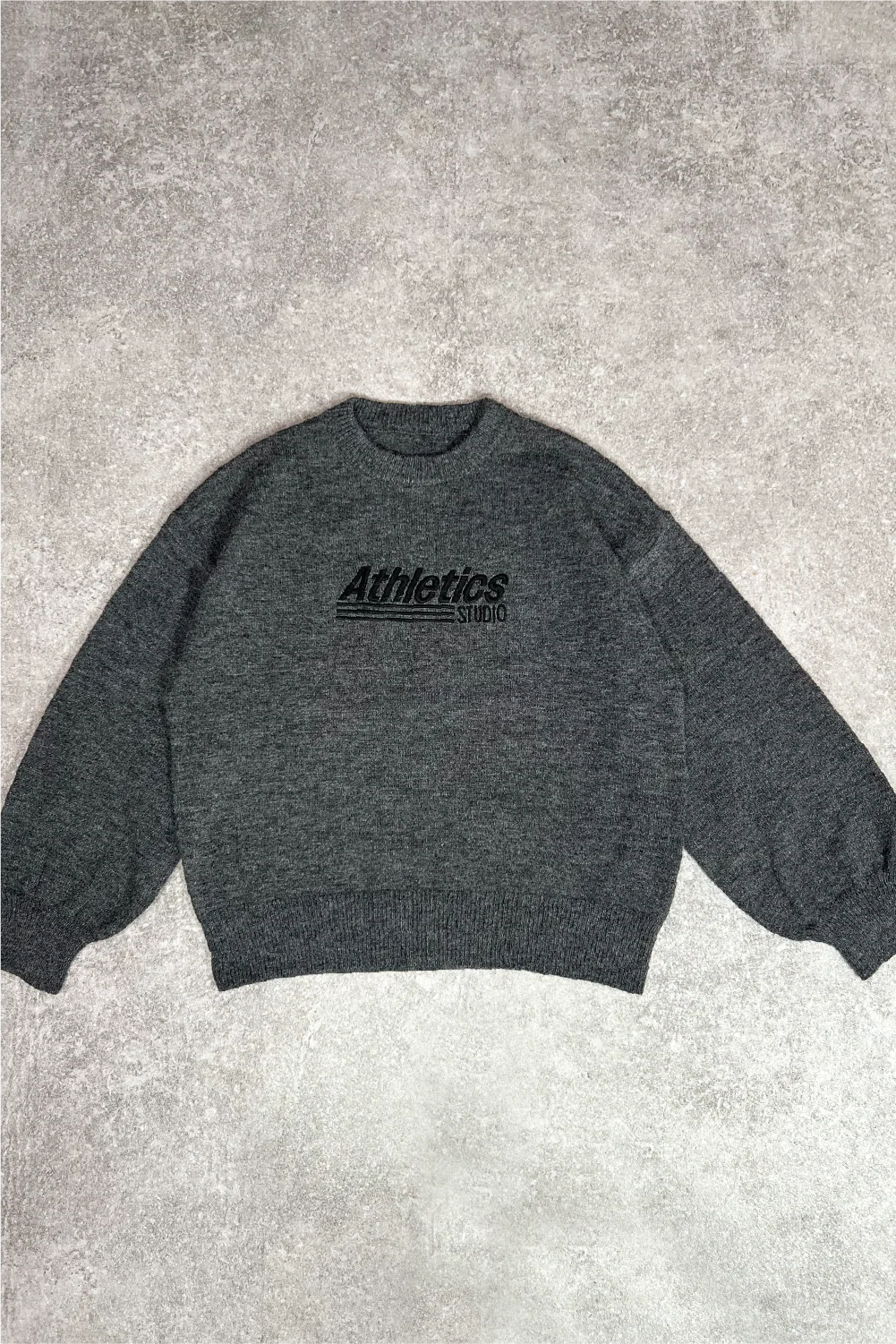 Athletics grey knit sweater - Image 3