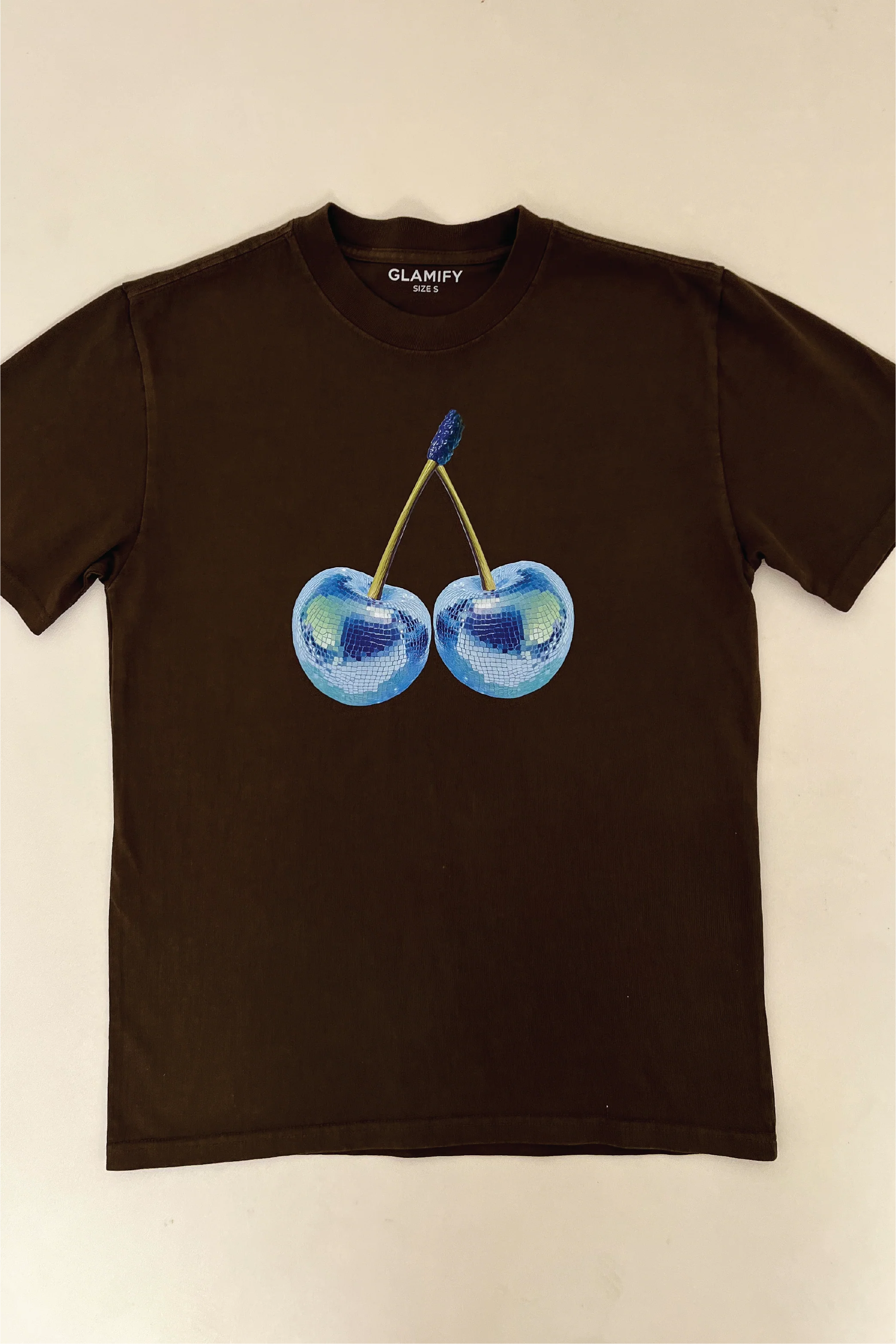 Blue Cherry mocha heavyweight printed t-shirt - Image 6
