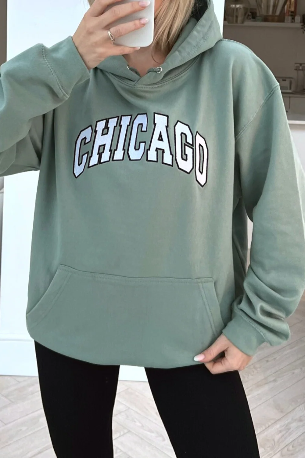Chicago sage embroidered hoodie & legging coord - Image 2