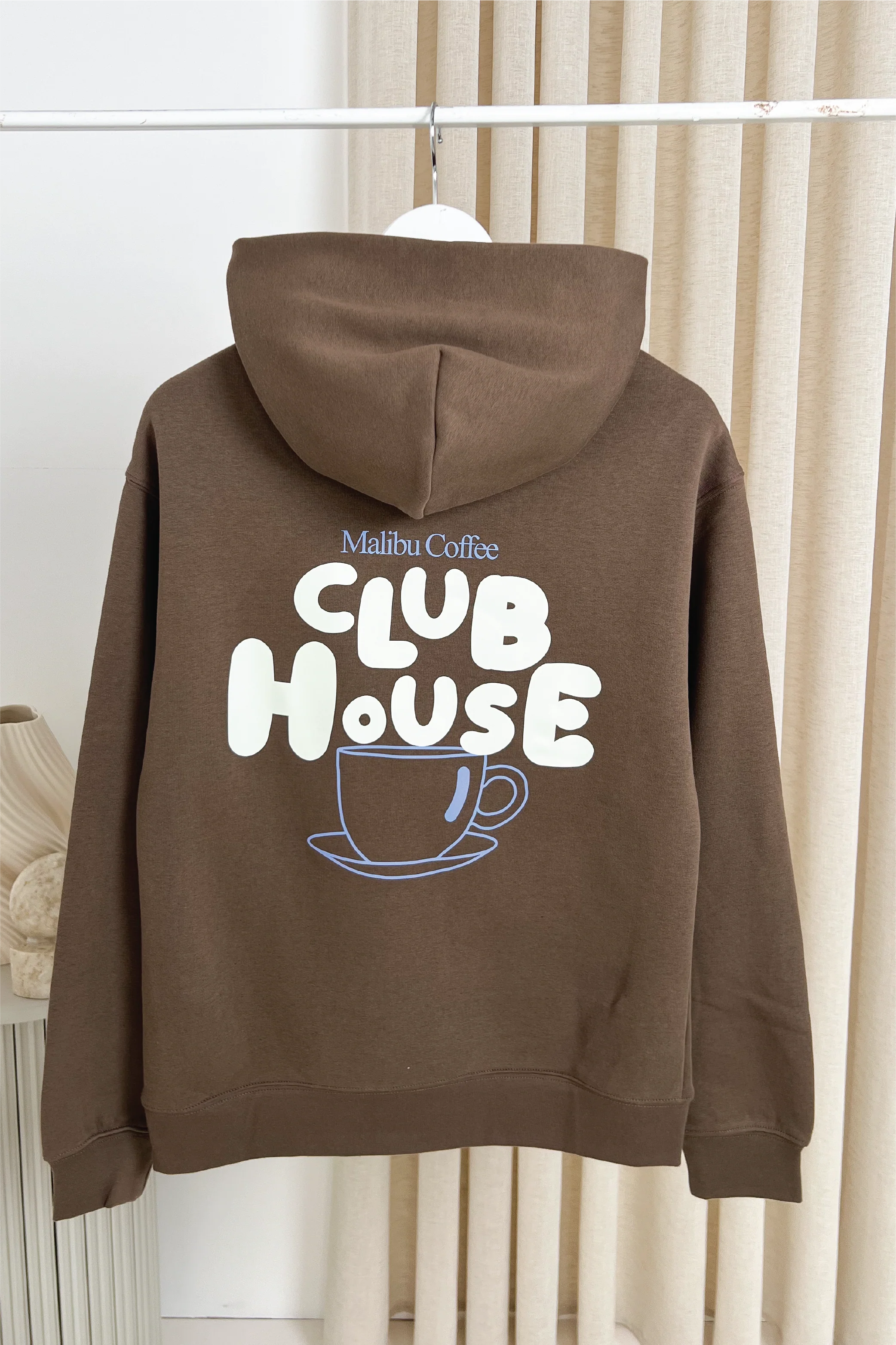 Club House mocha printed premium hoodie - Image 3