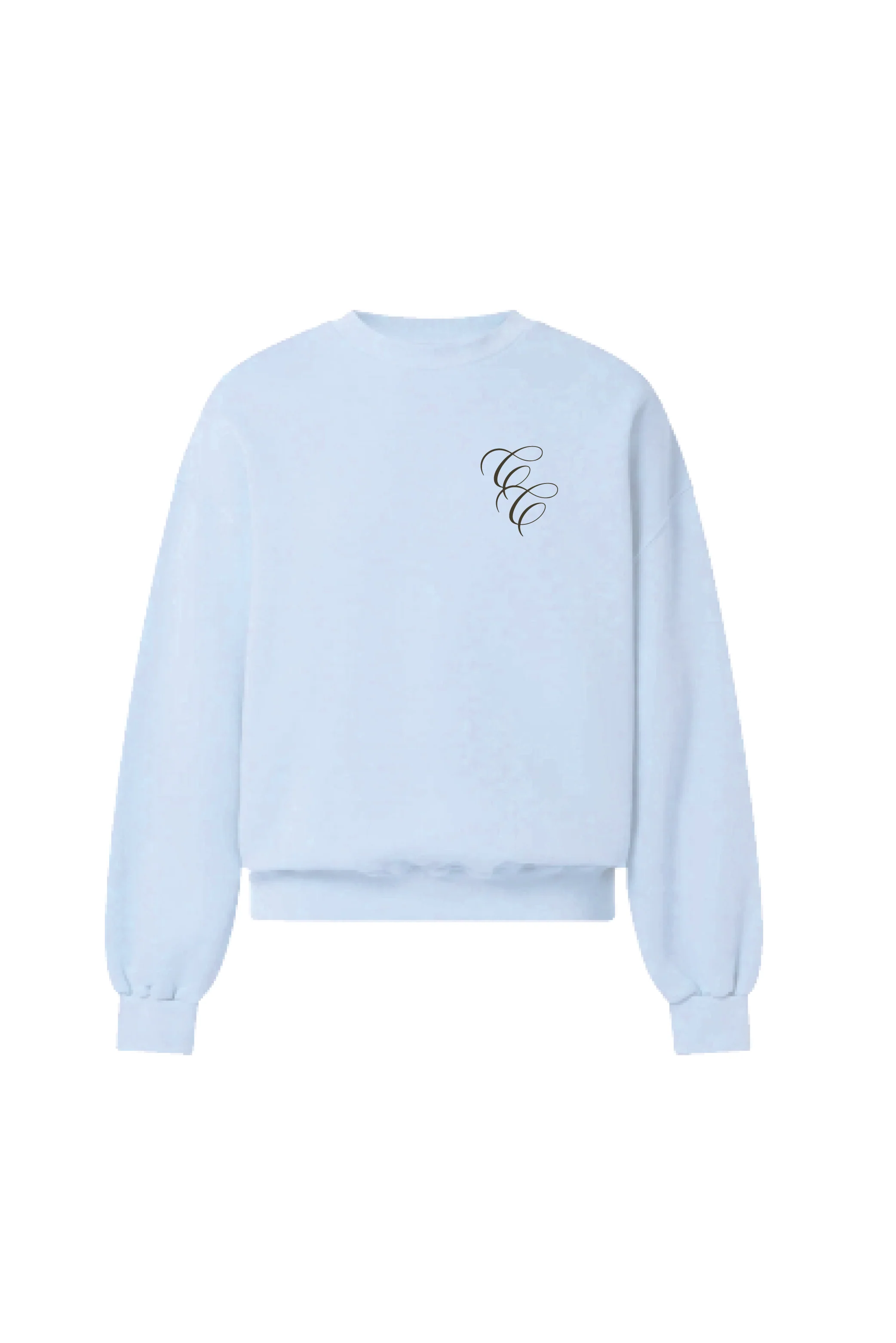 CONTENT CLIQUE BABY BLUE LOGO SWEATSHIRT