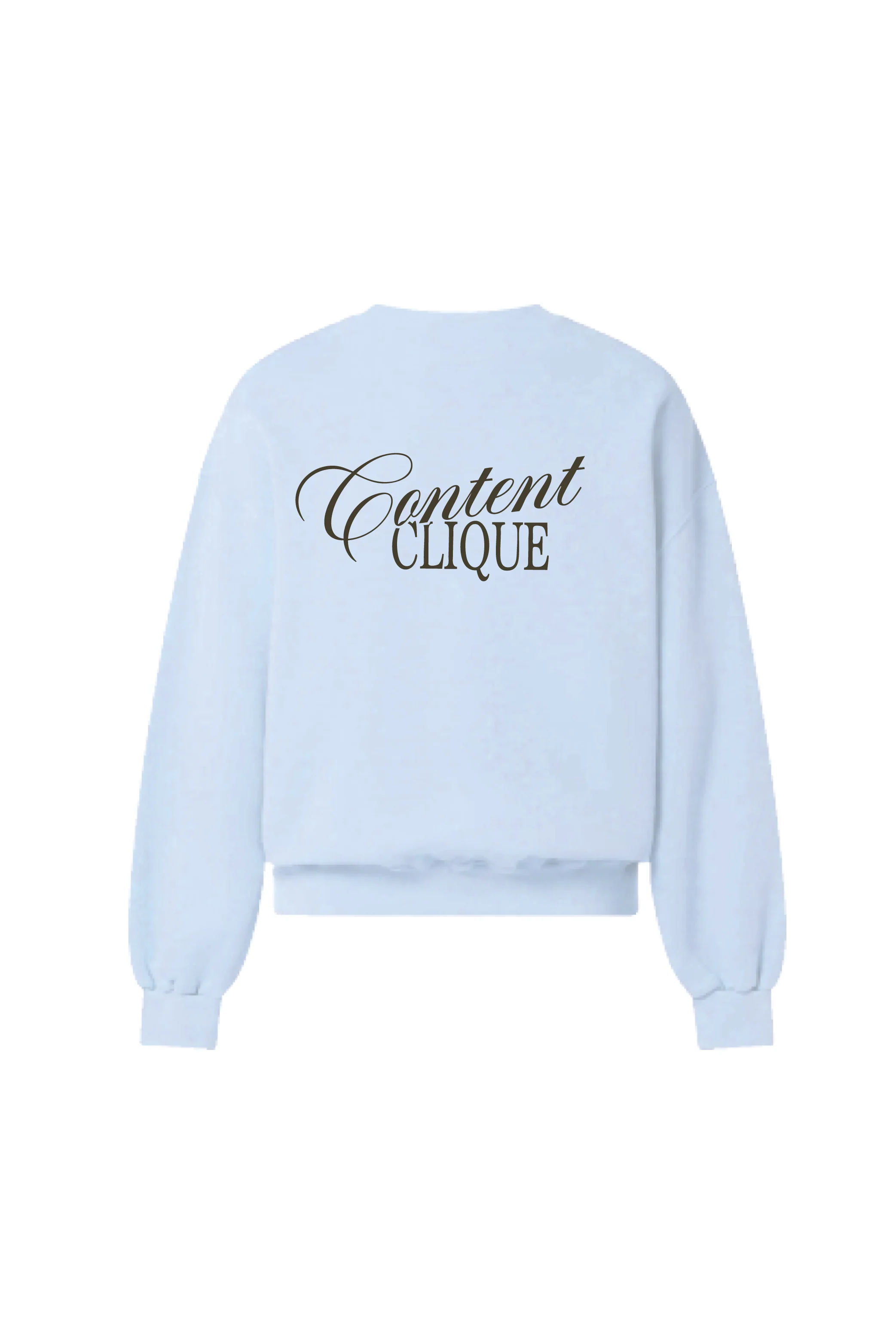 CONTENT CLIQUE BABY BLUE LOGO SWEATSHIRT - Image 2