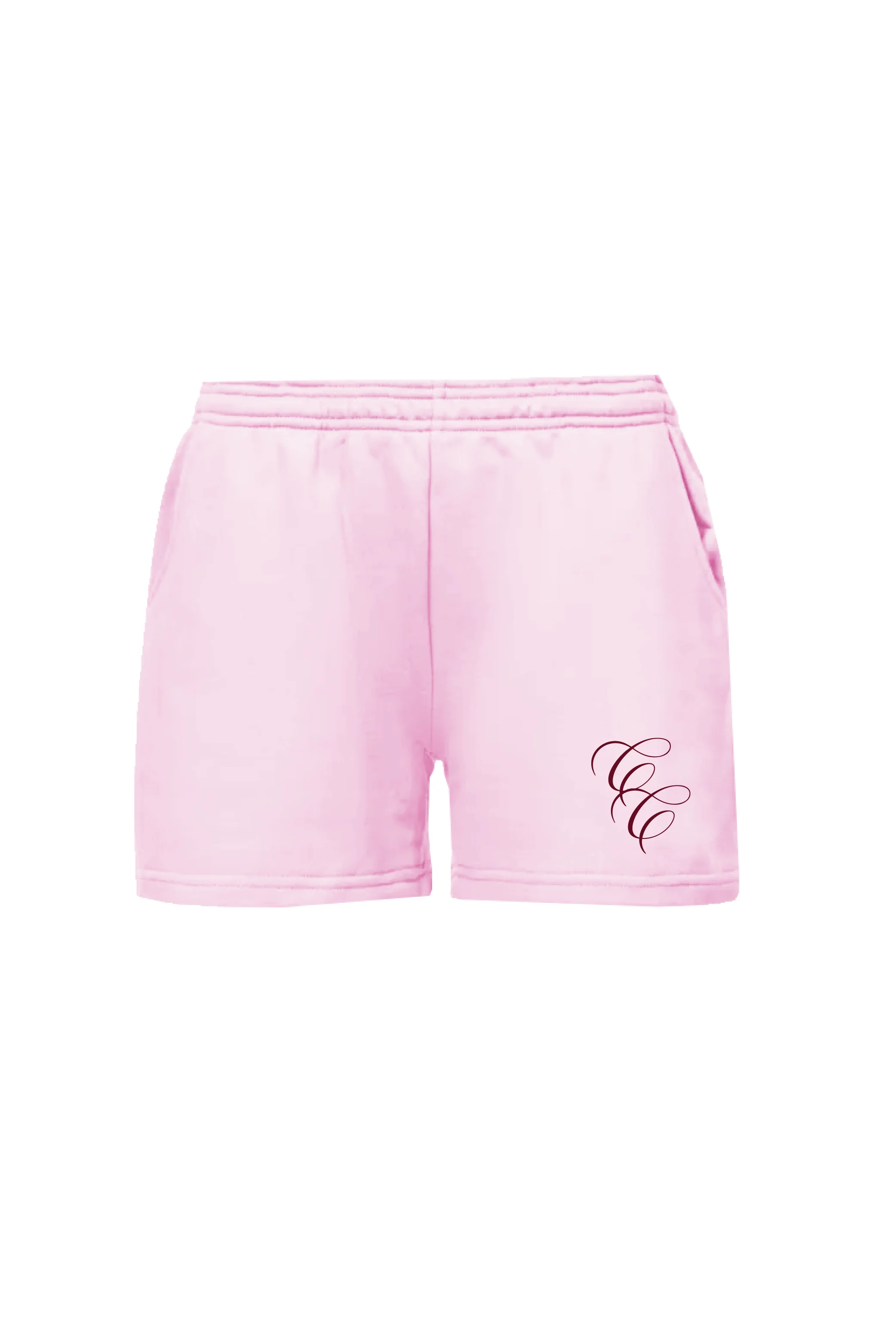 CONTENT CLIQUE BABY PINK SHORTS