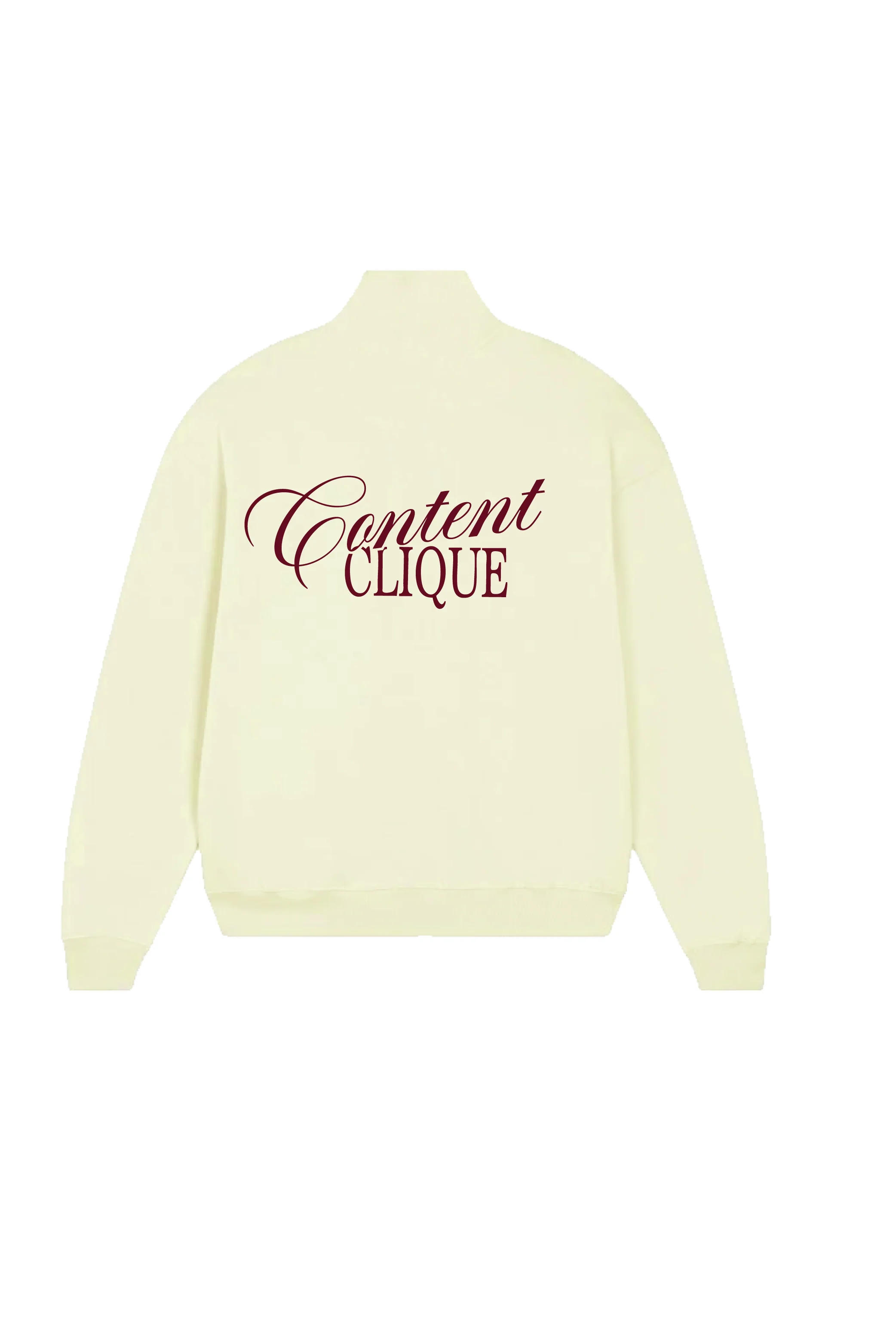 CONTENT CLIQUE LEMON LOGO QUARTER ZIP - Image 2