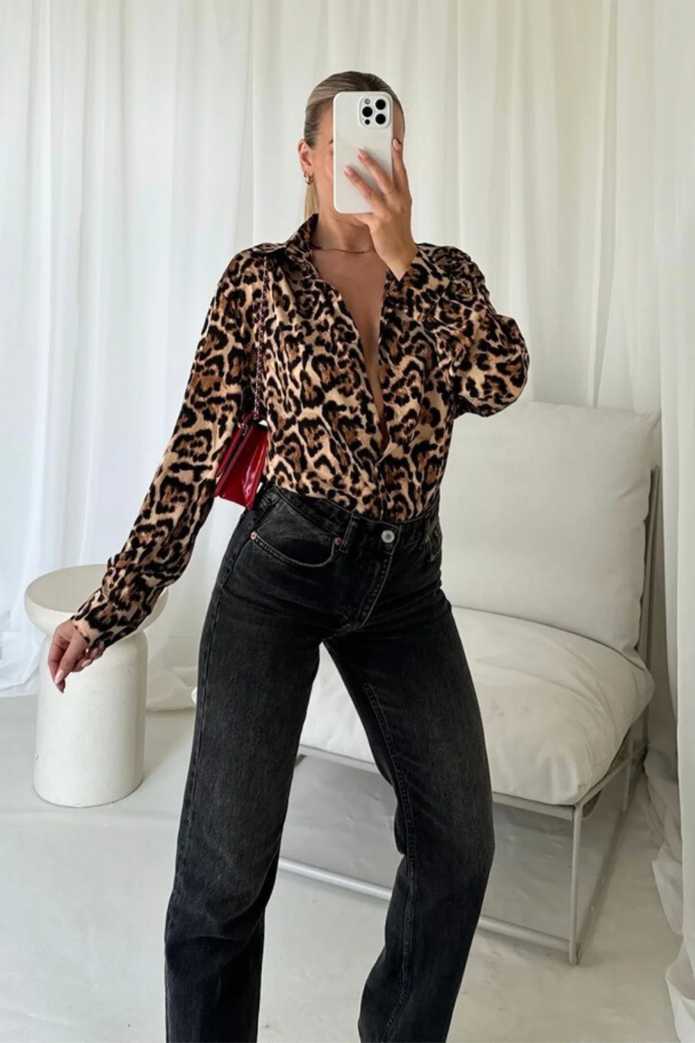 Eden leopard print shirt - Image 2