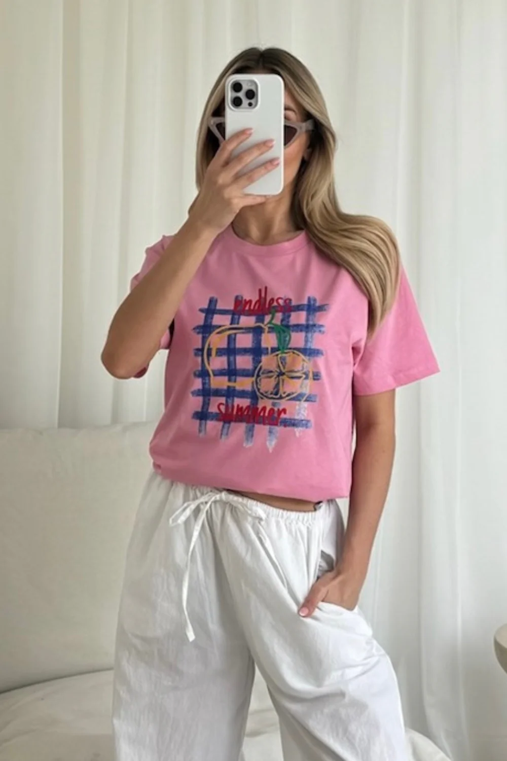 Endless summer Printed pink T-shirt - Image 3