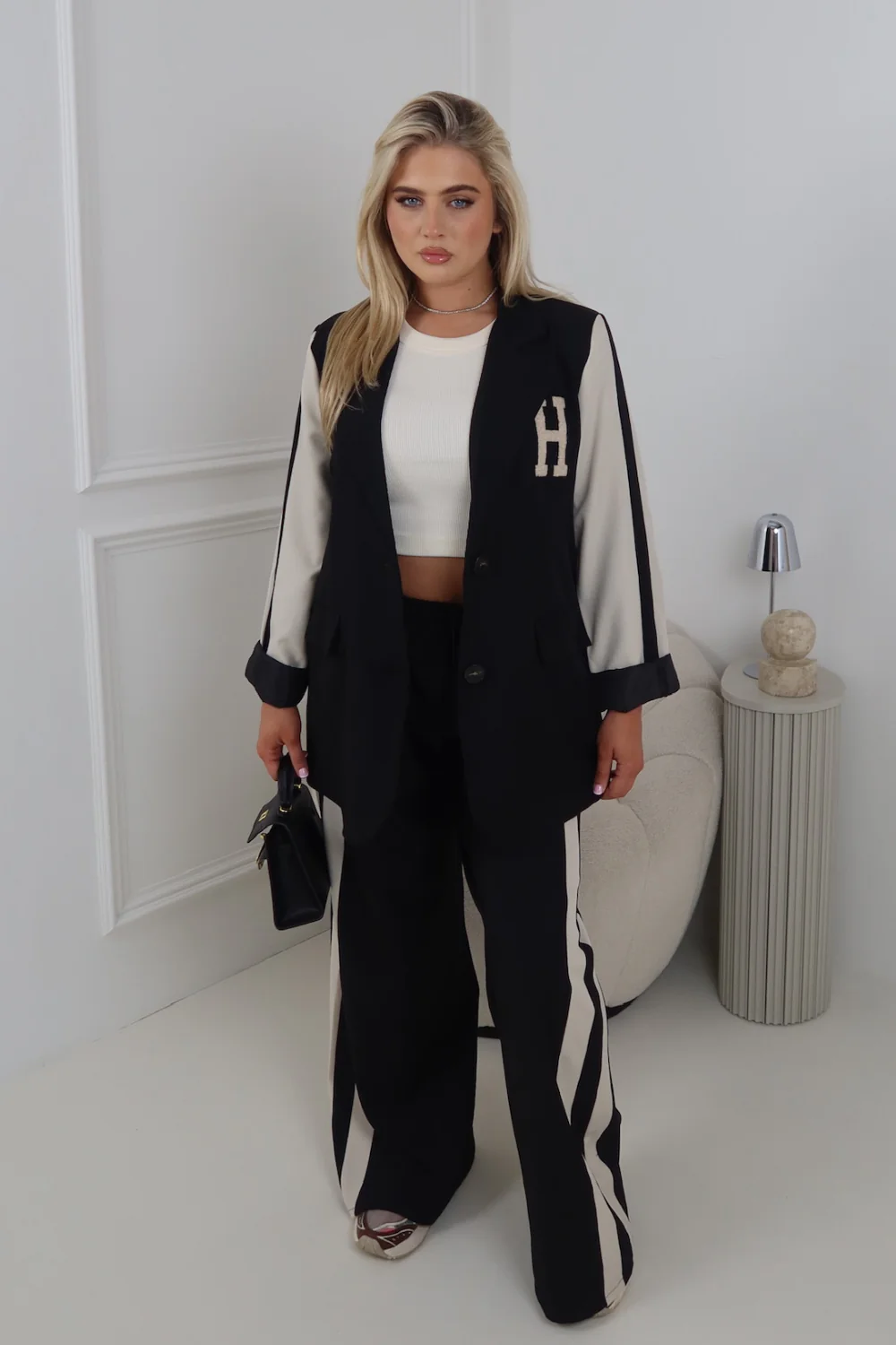 FREDDY BLACK BLAZER &  PANTS SET - Image 2