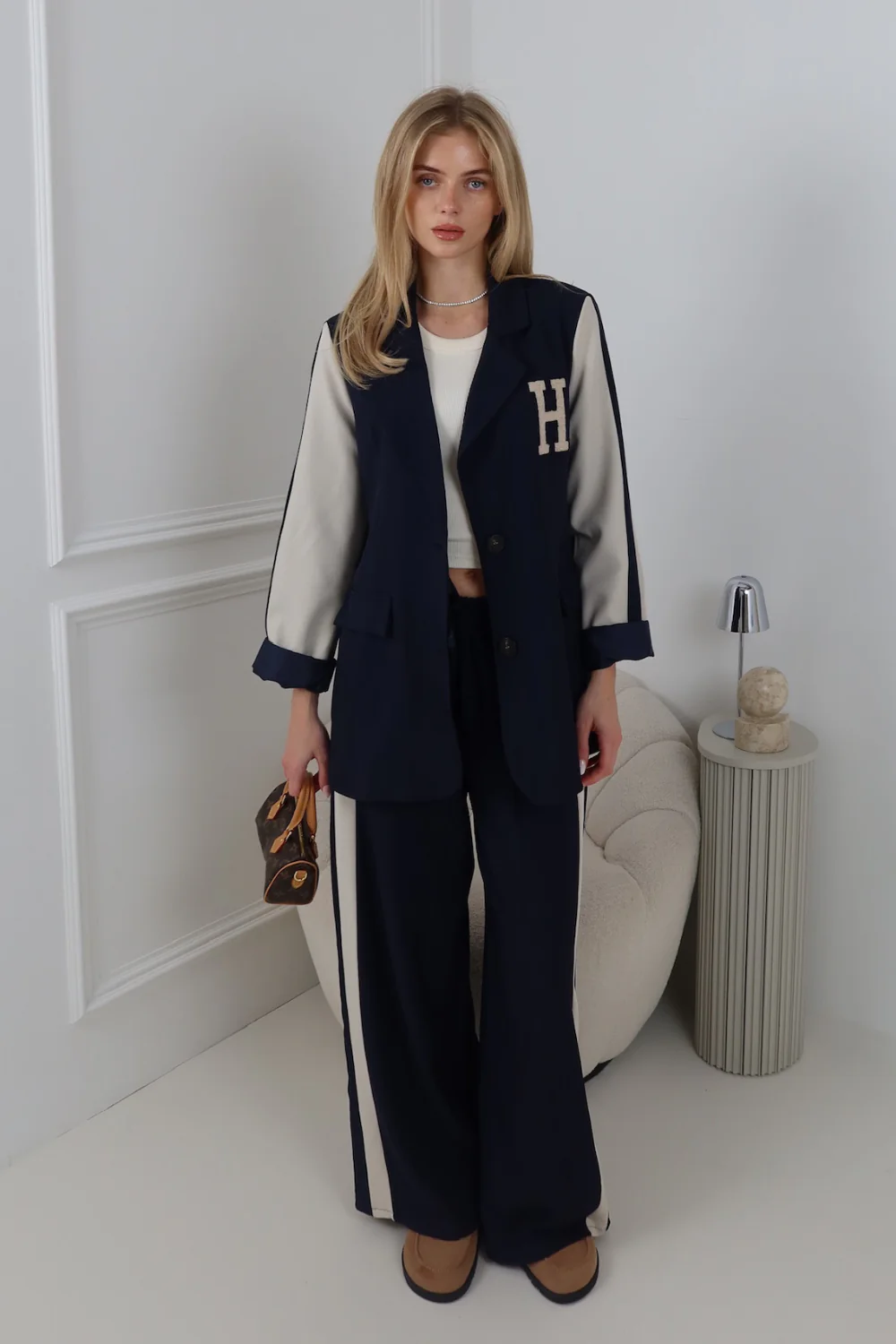FREDDY NAVY BLAZER &  PANTS SET