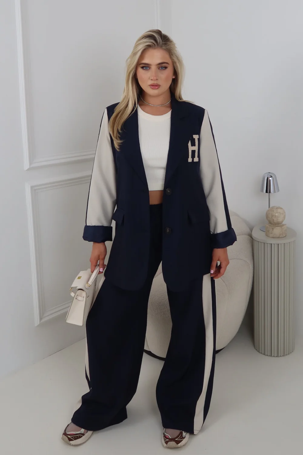 FREDDY NAVY BLAZER &  PANTS SET - Image 2