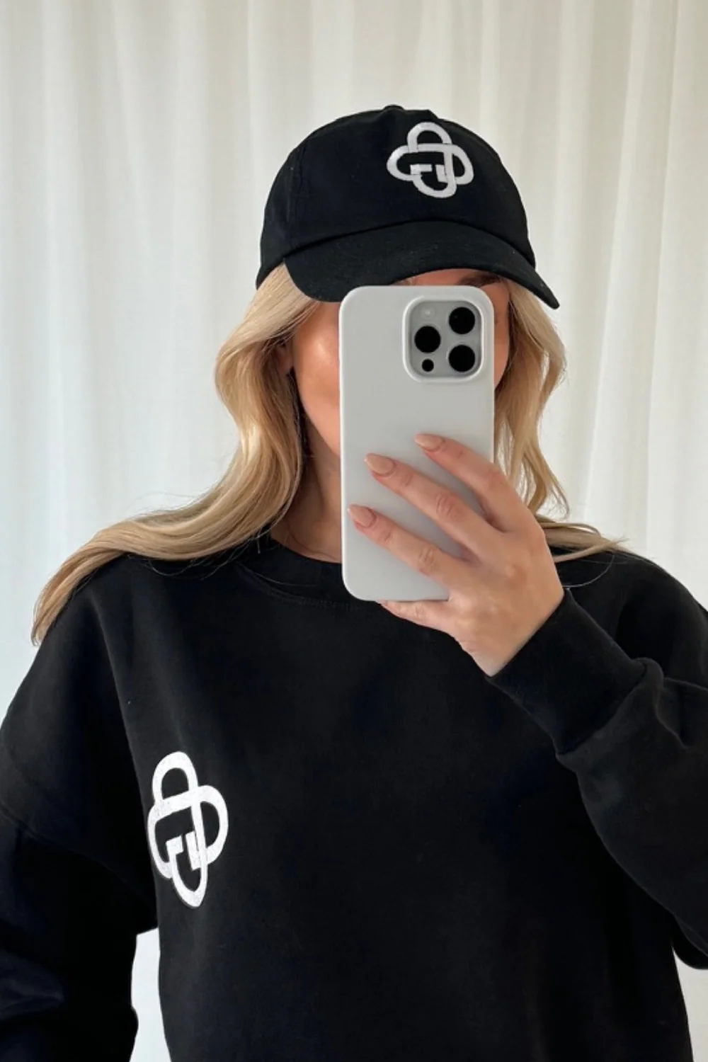 G monogram black embroidered baseball cap - Image 2