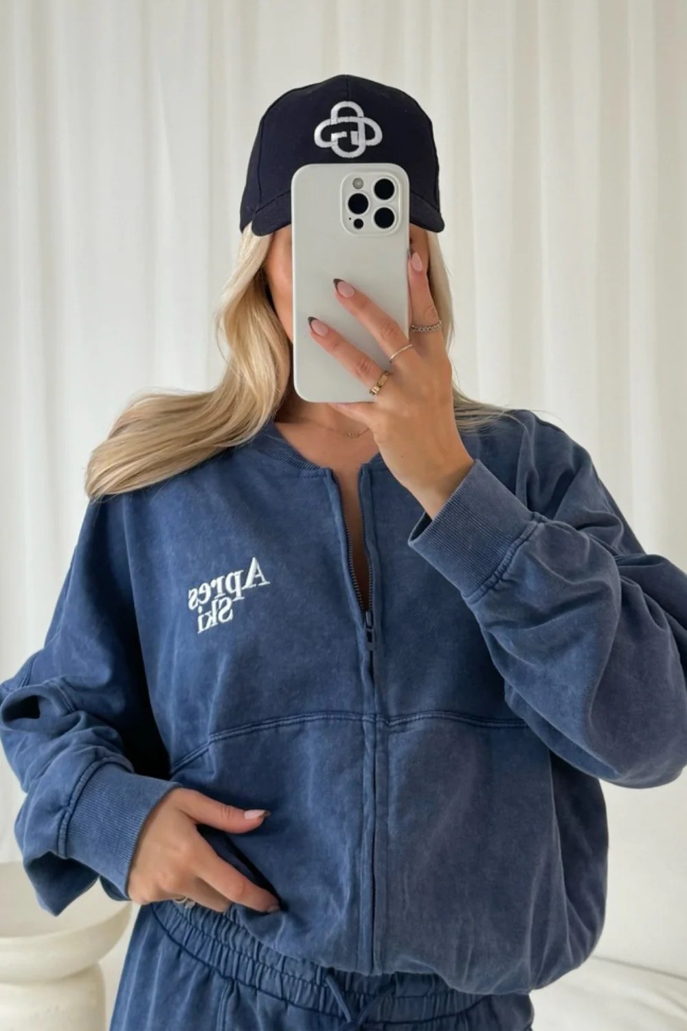 G Monogram navy embroidered cap - Image 2
