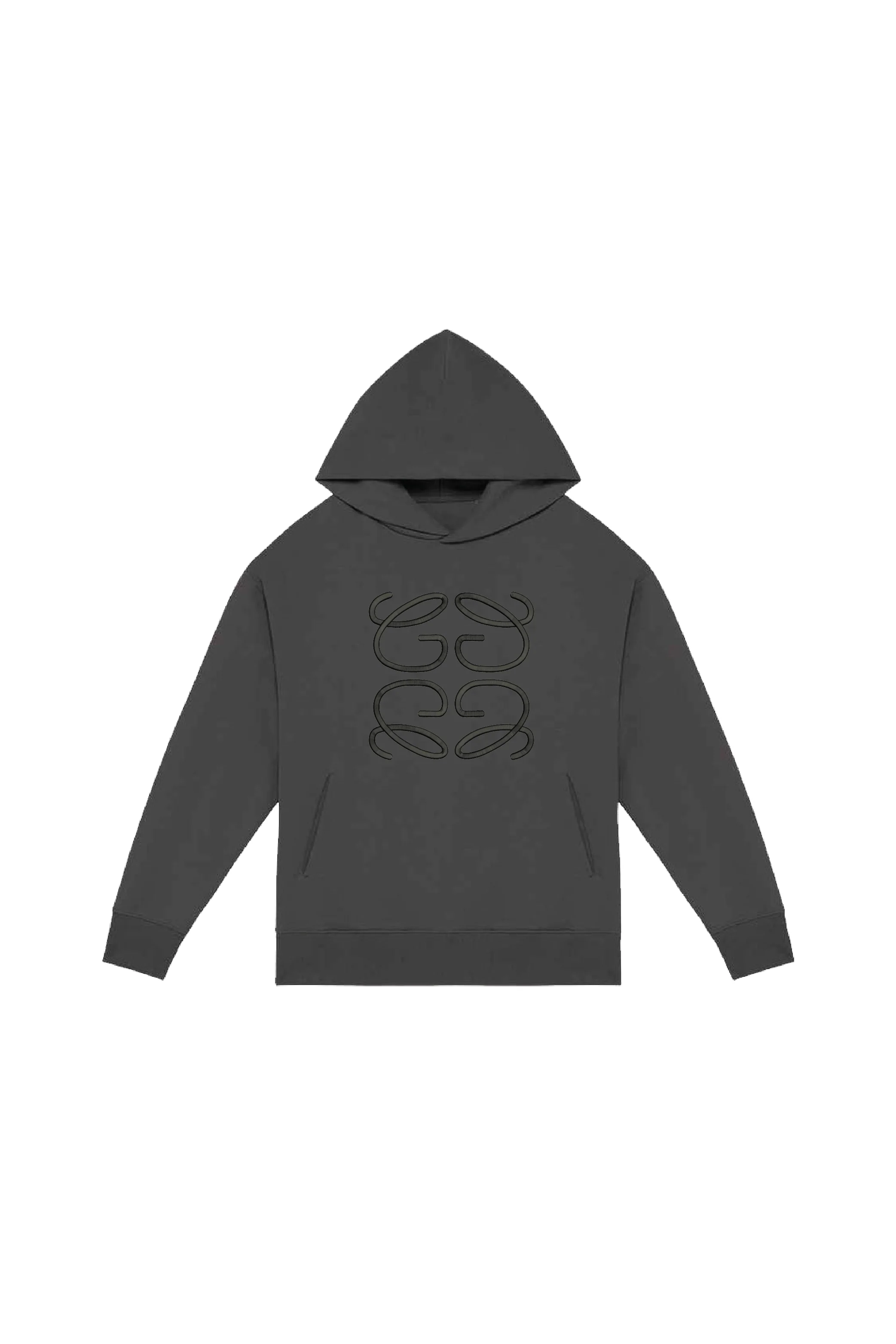 GeGe slate embroidered oversized hoodie - Image 3