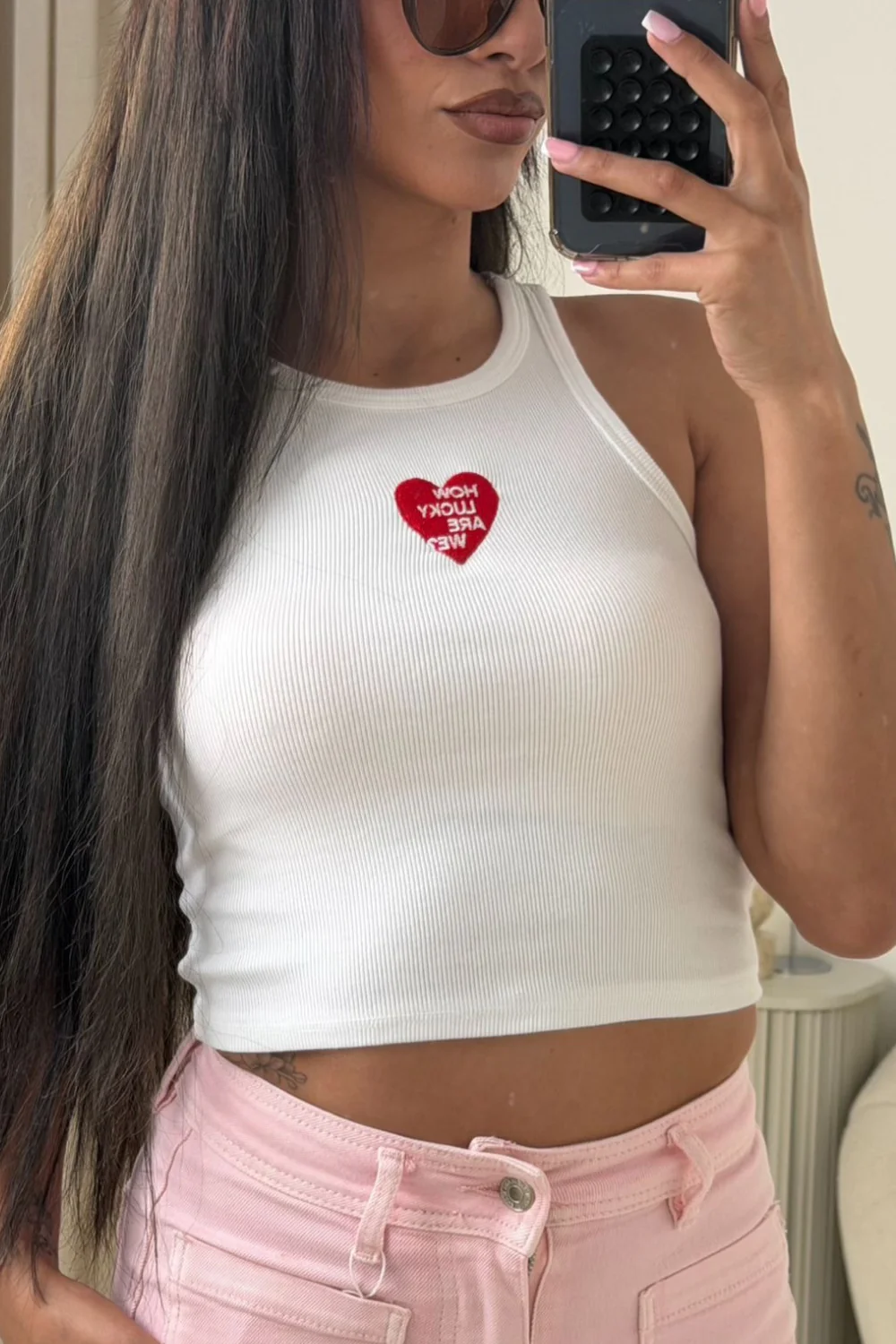 GEORGIA LUCKY WHITE EMBROIDERED VEST - Image 3