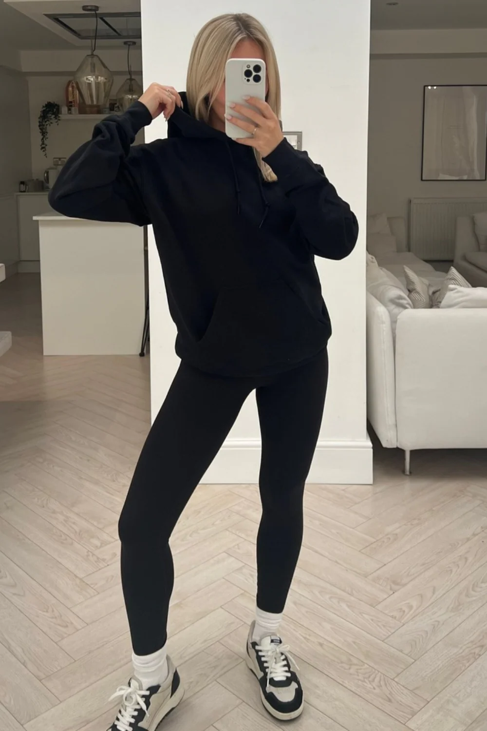 Glamify Essentials Black Hoodie - Image 3