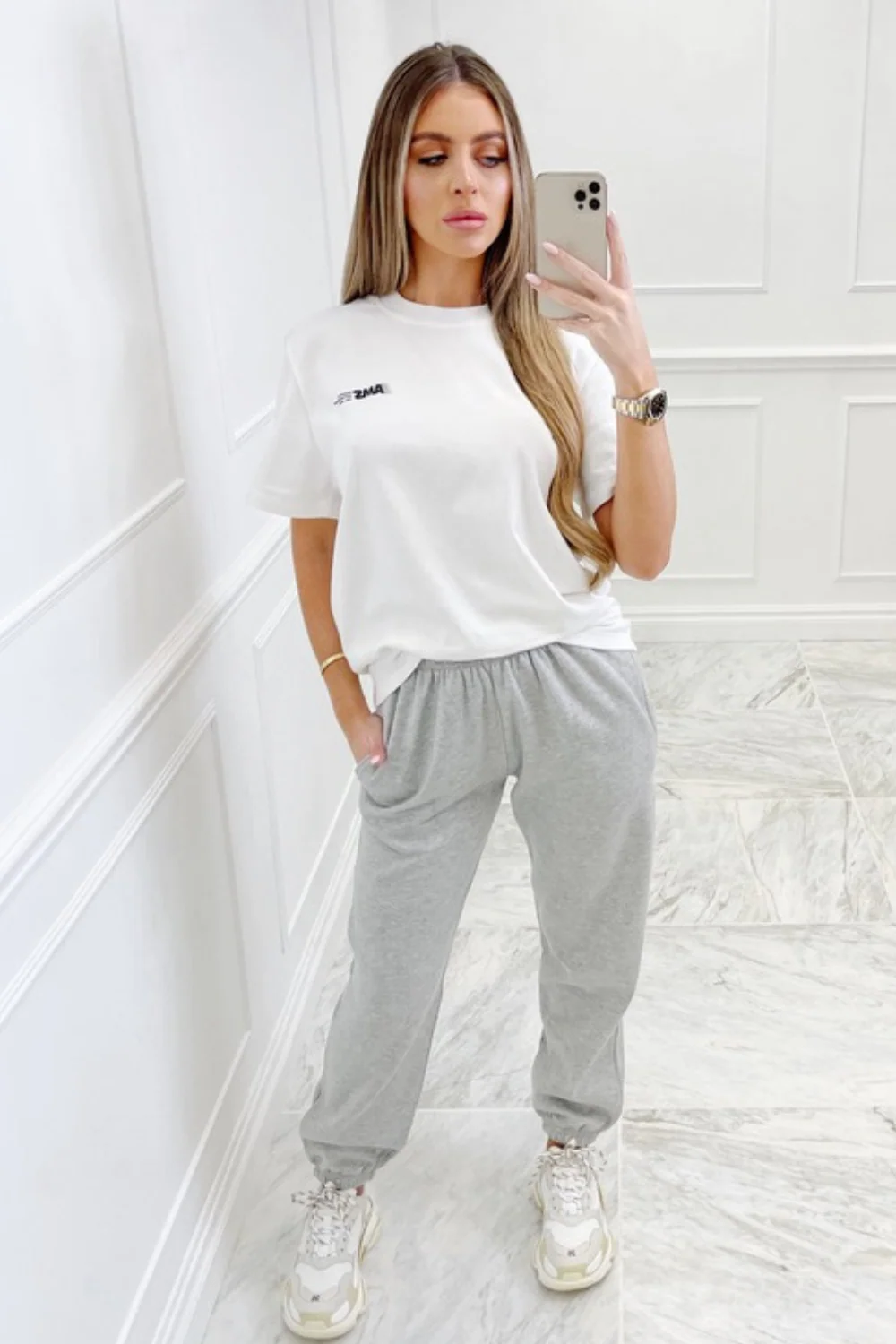Glamify GREY premium essential jogger - Image 3