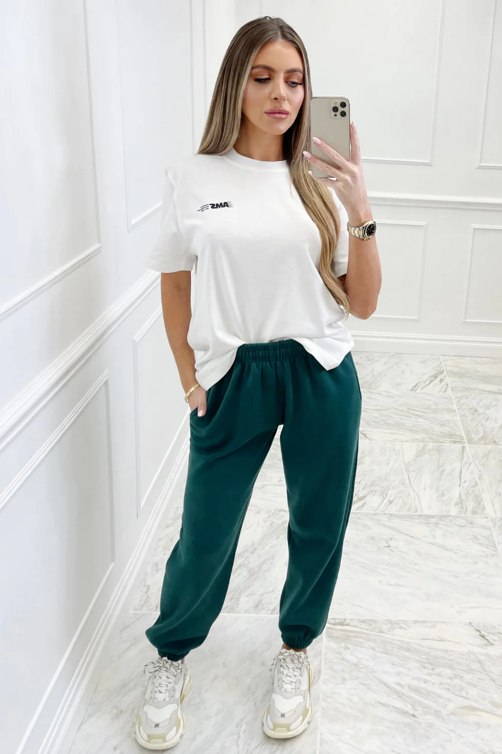 Glamify Forest green premium essential jogger - Image 2