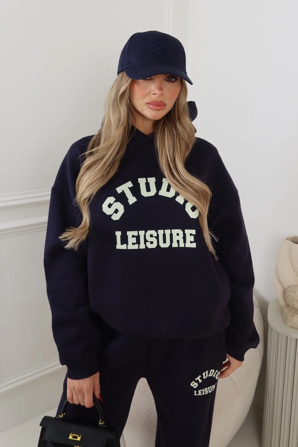 GLAMIFY NAVY EMBROIDERED CAP - Image 3