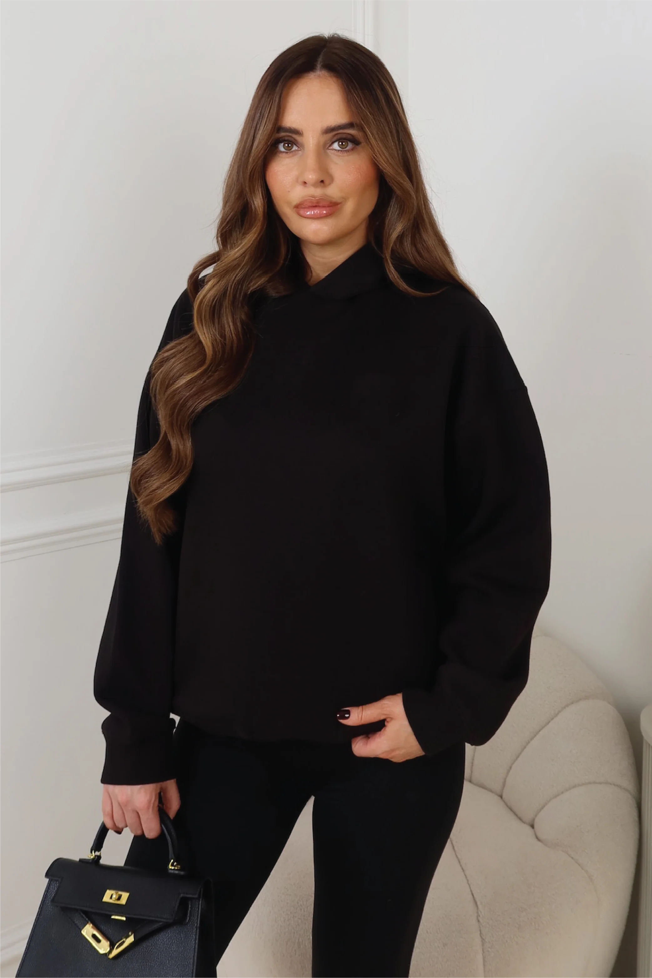 GLAMIFY EVERYDAY ESSENTIAL black hoodie