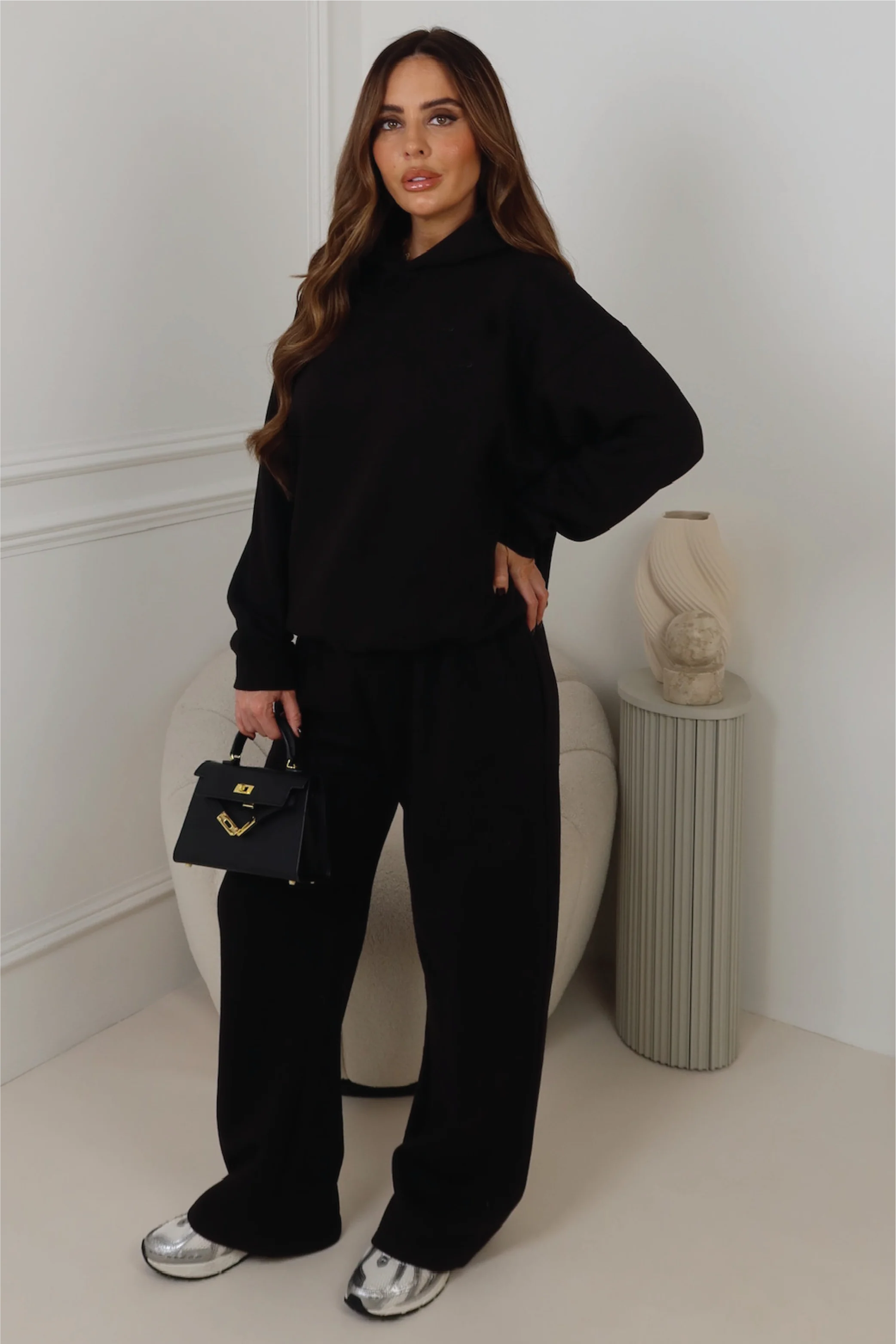 GLAMIFY EVERYDAY ESSENTIAL black hoodie - Image 2