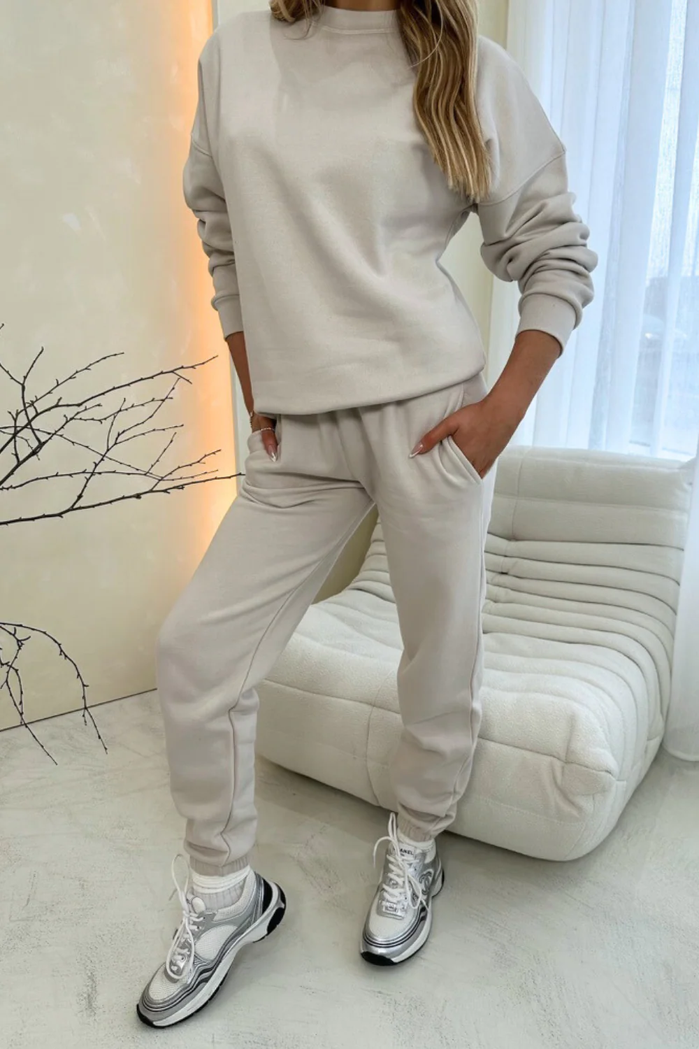 Glamify premium essential bone sweatshirt - Image 3