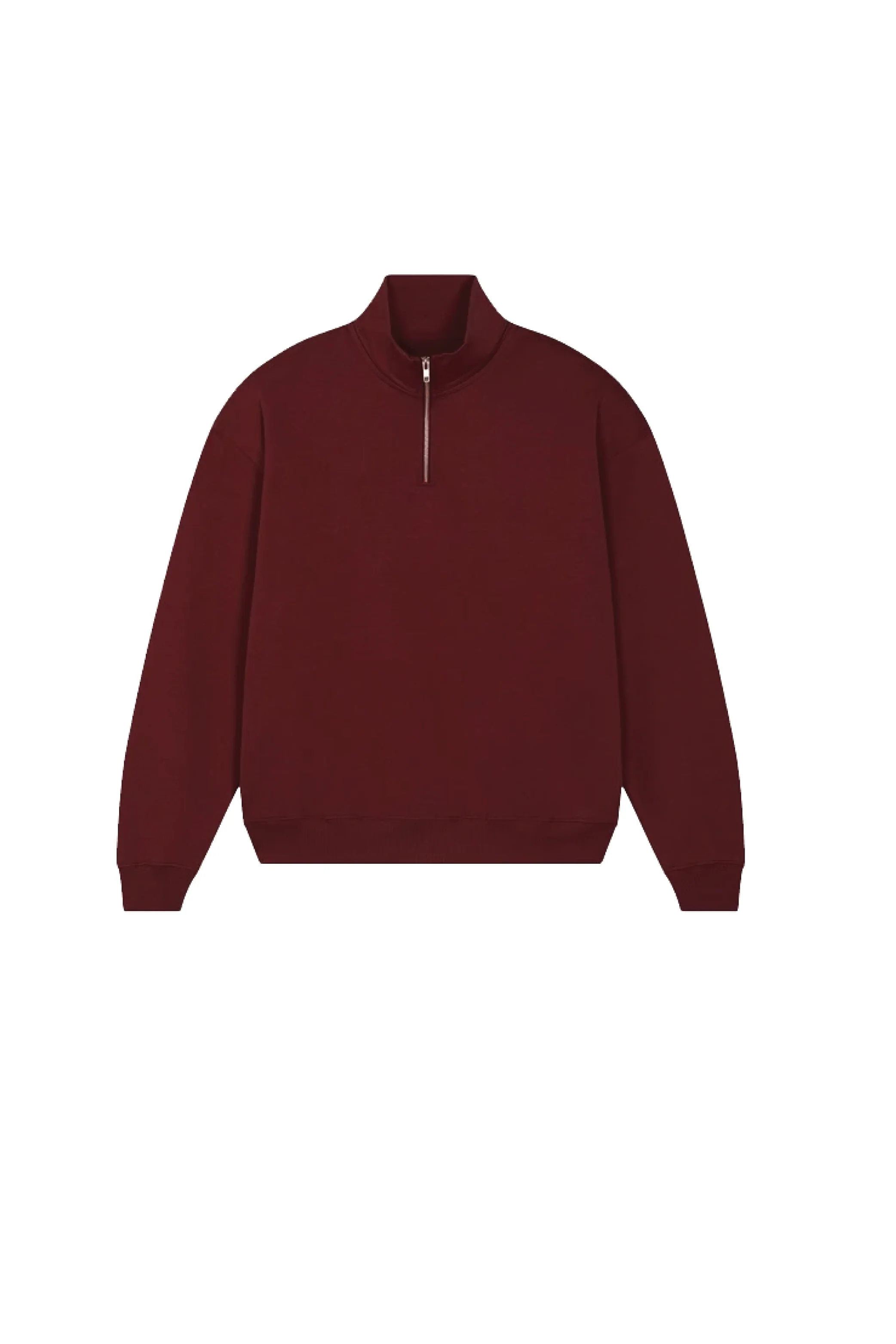 GLAMIFY EVERYDAY ESSENTIAL BURGUNDY 3/4 ZIP - Image 7