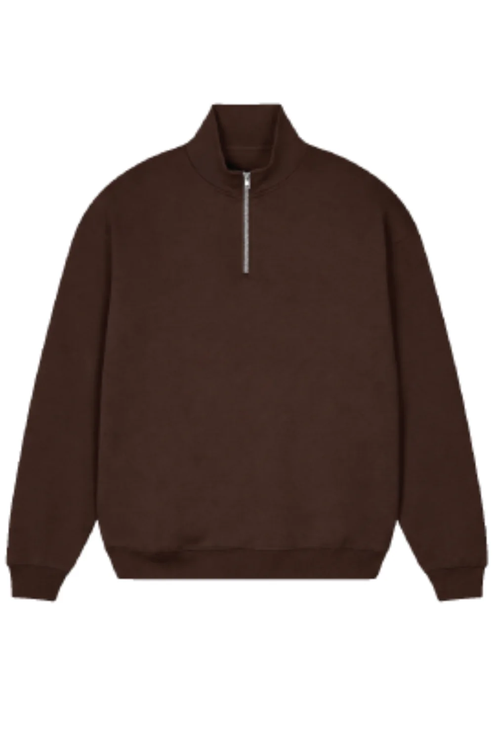 GLAMIFY EVERYDAY ESSENTIAL CHOCOLATE 3/4 ZIP - Image 3