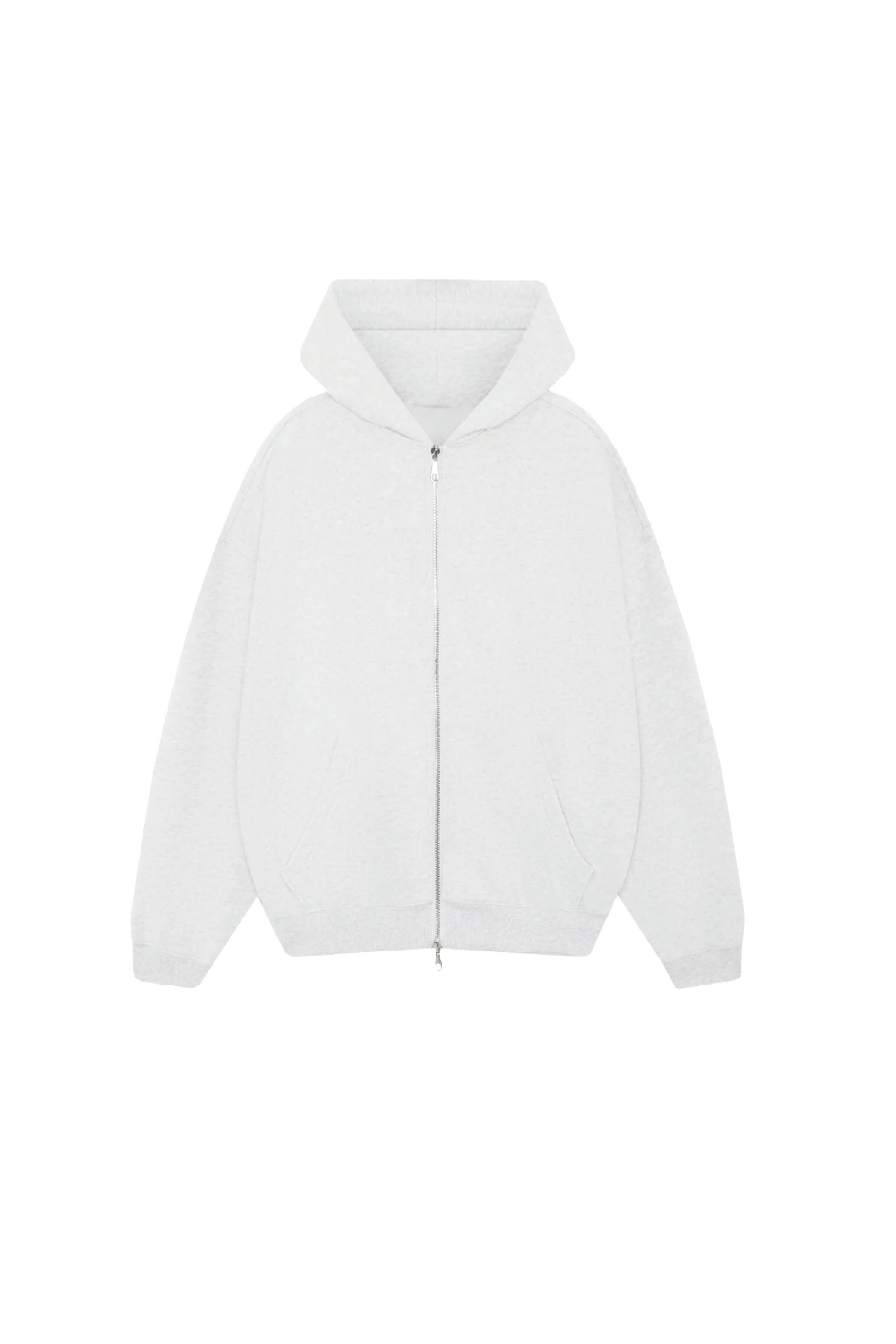 GLAMIFY EVERYDAY ESSENTIAL LIGHT MARL FULL ZIP HOODIE - Image 4