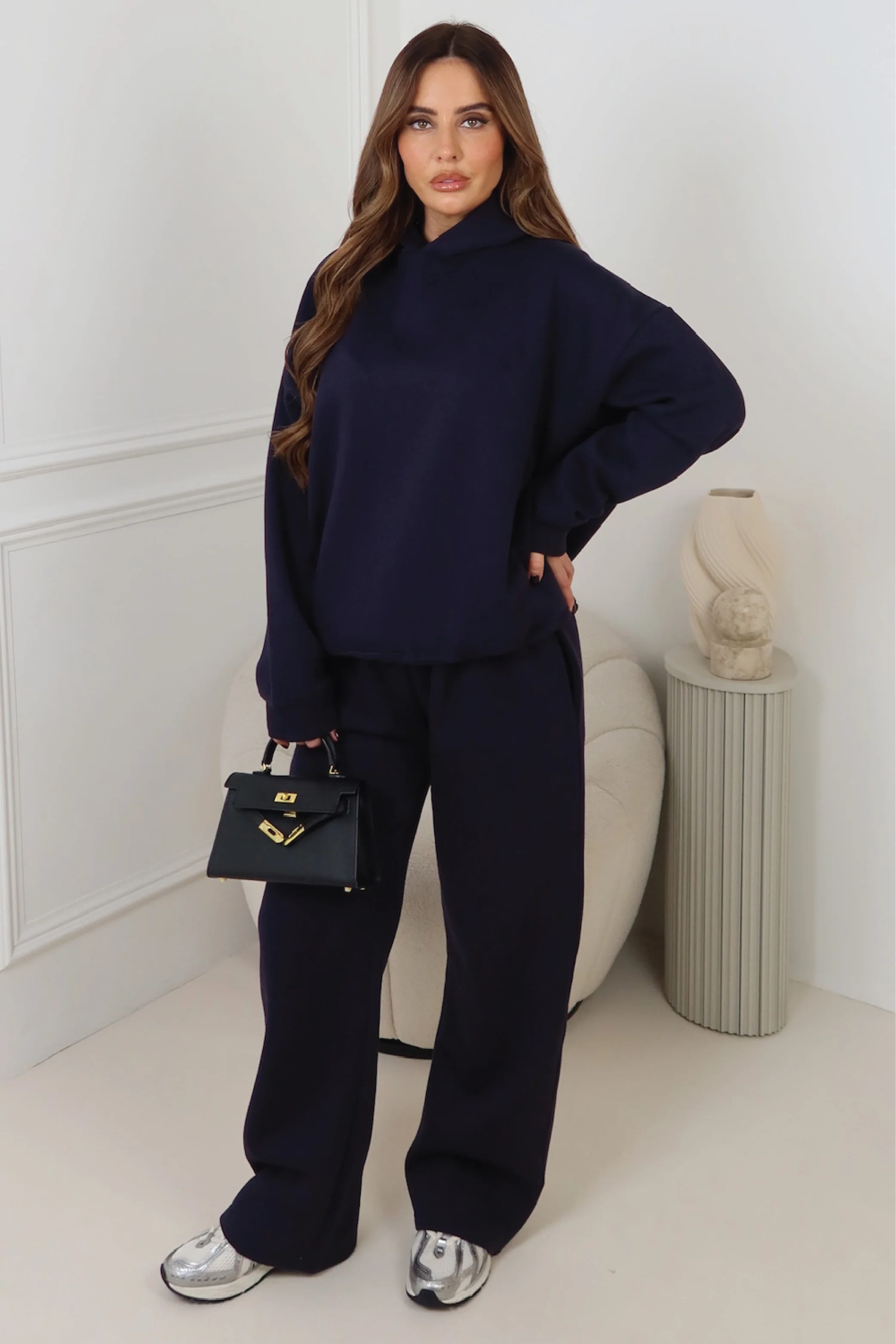 Glamify everyday essential navy straight leg jogger - Image 5