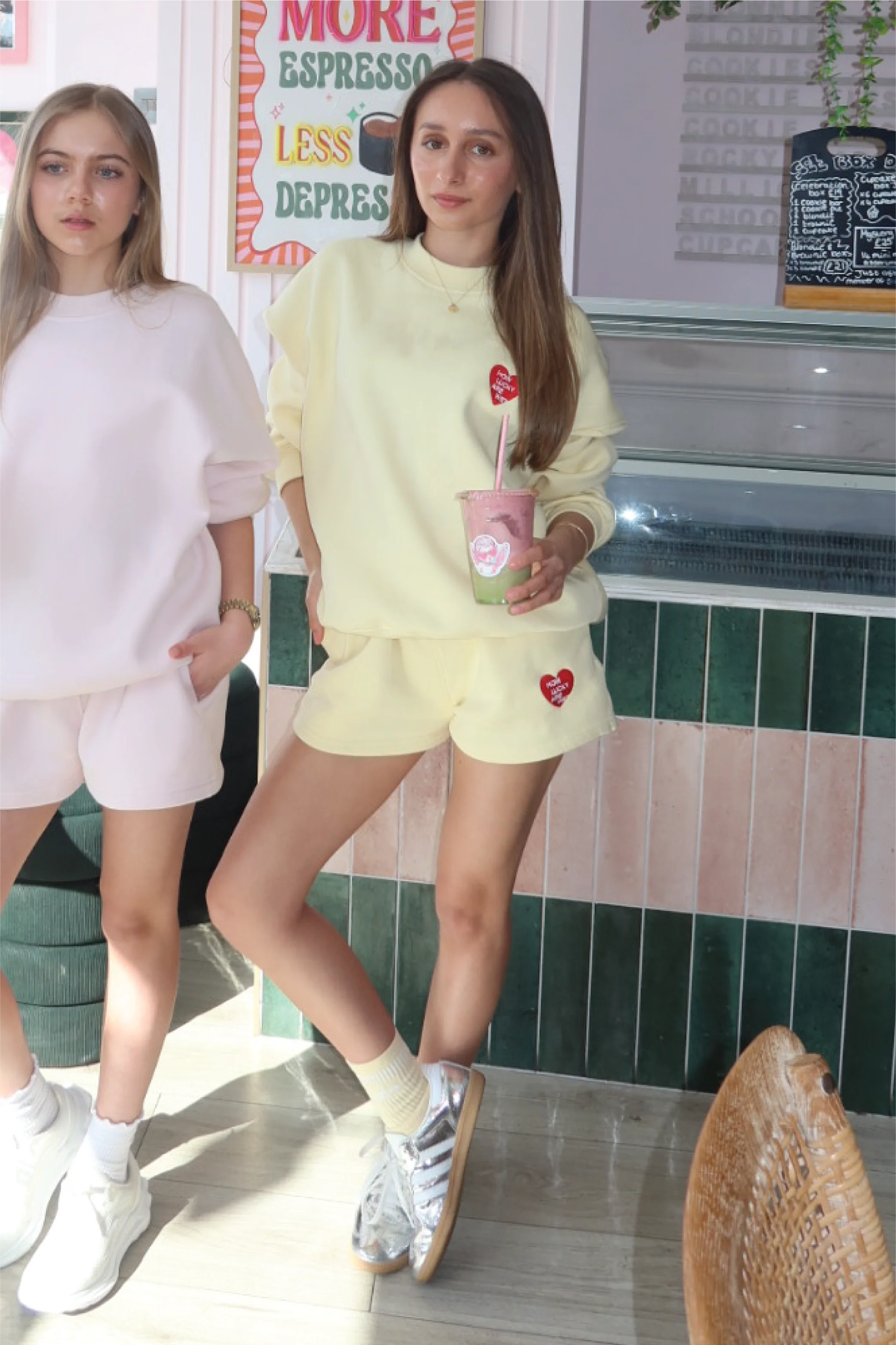 HOW LUCKY BUTTER YELLOW EMBROIDERED SWEATER - Image 2