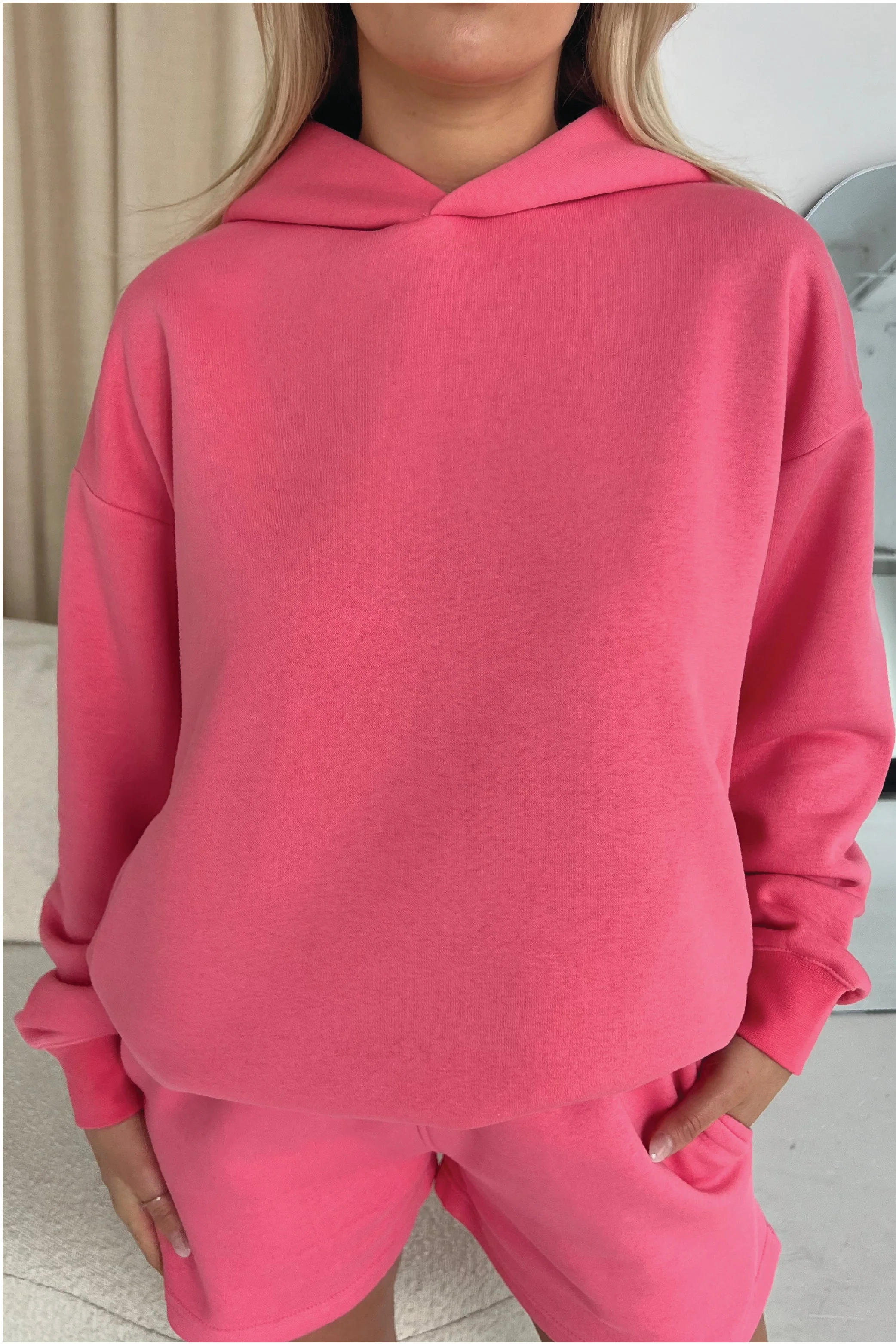 Glamify basics pink lemonade relaxed hoodie - Image 4