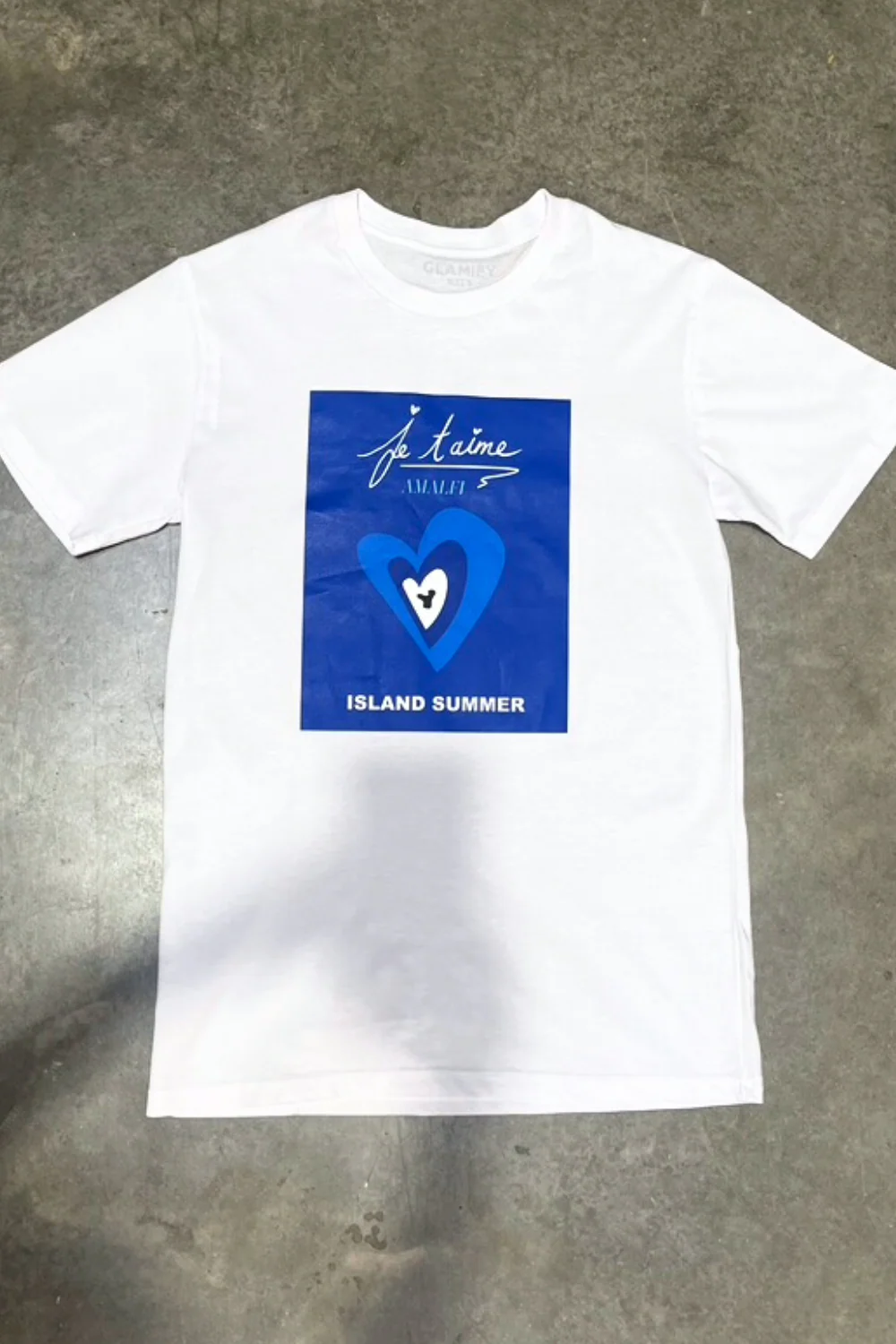 island summer printed white tee - Image 4