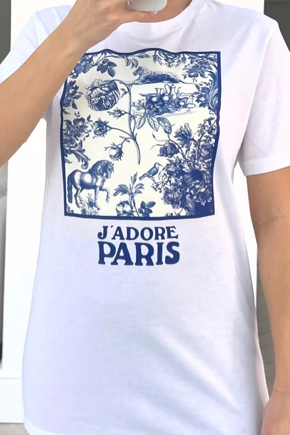 Jadore floral box printed tee & legging coord - Image 2