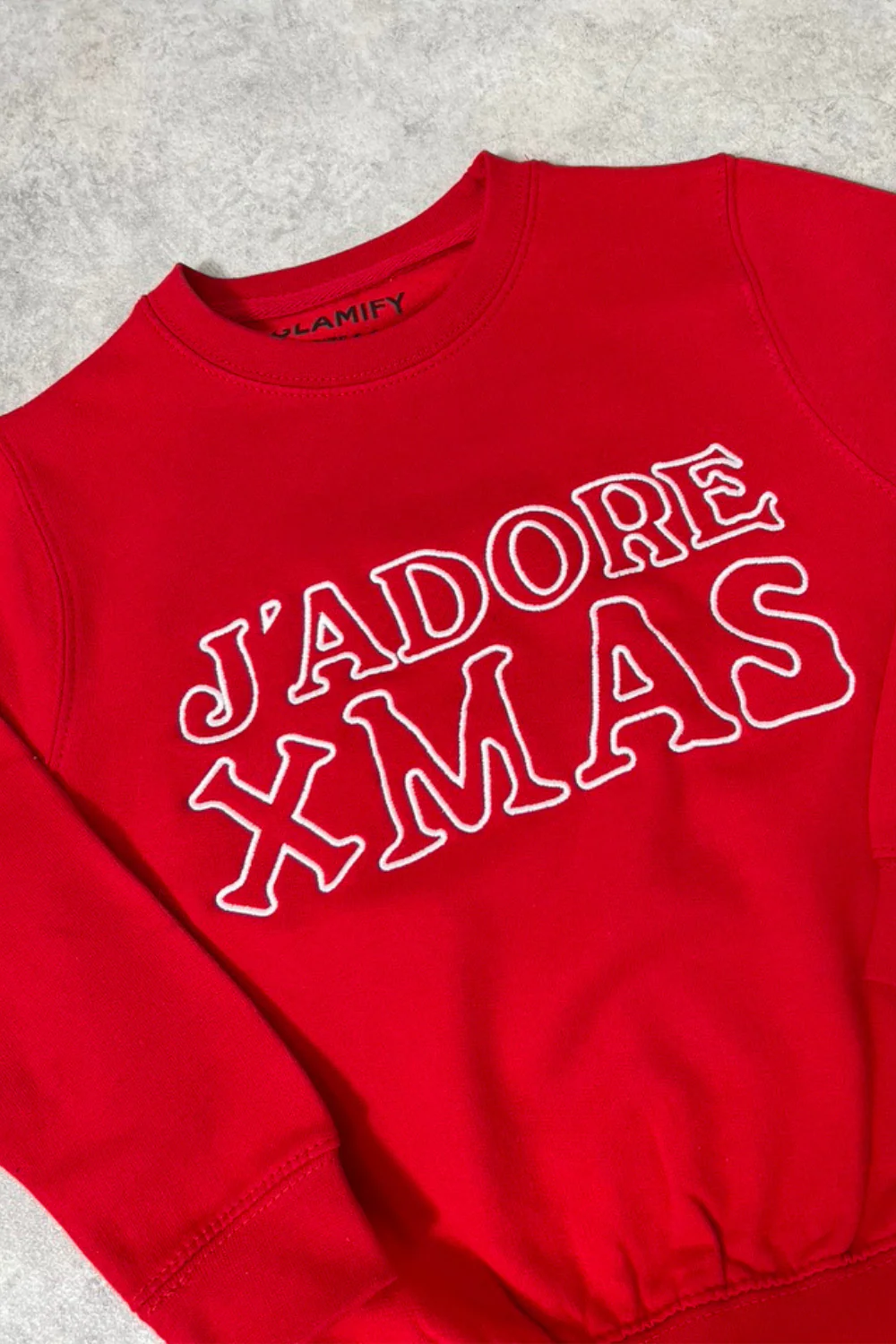 J'adore Xmas red embroidered sweater - Image 5