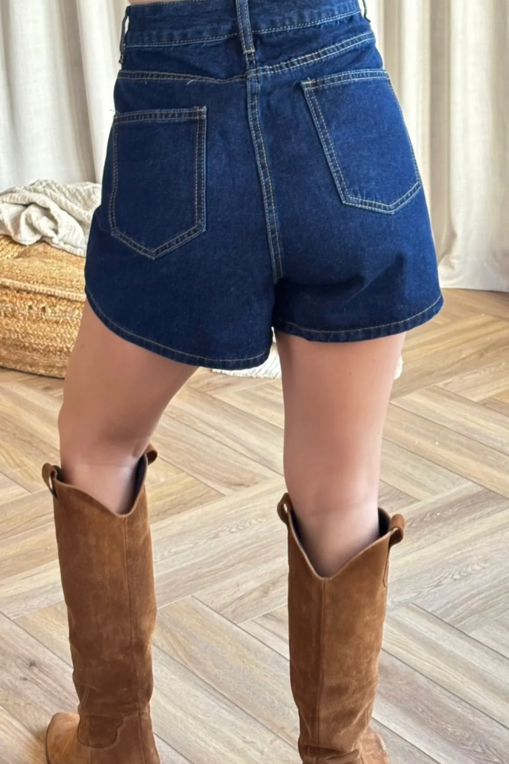 Kennedy dark denim skort - Image 3