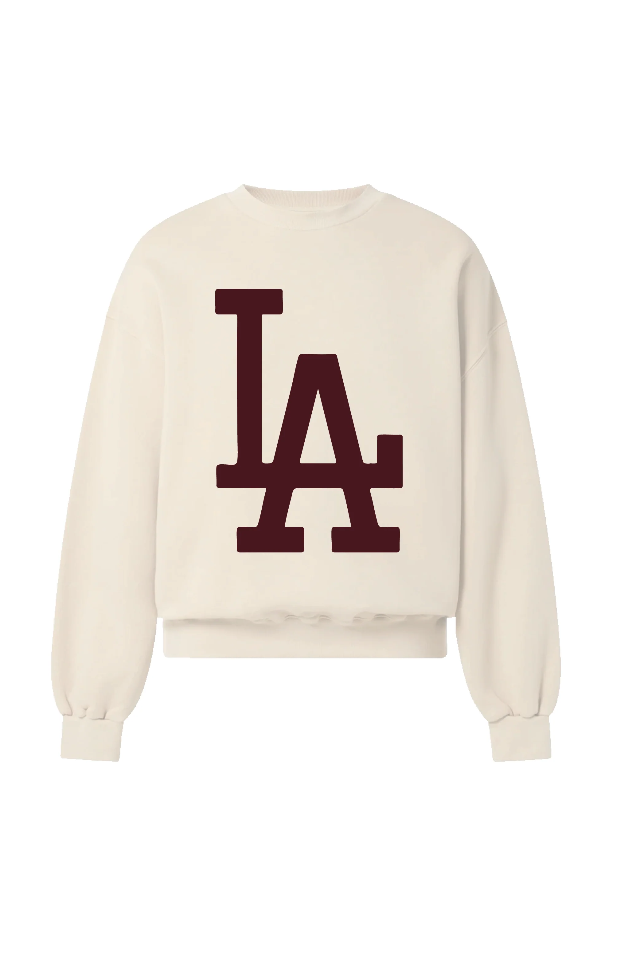 LA ESSENTIAL IVORY PRINTED SWEATER - Image 4
