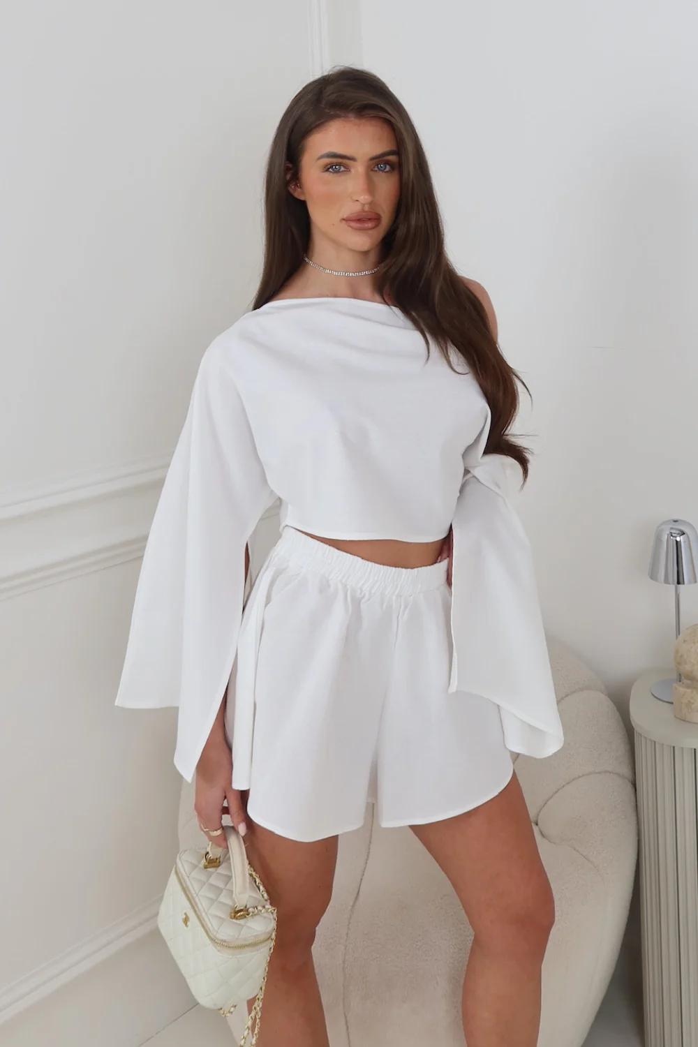 LEISHA IVORY SHORTS - Image 2