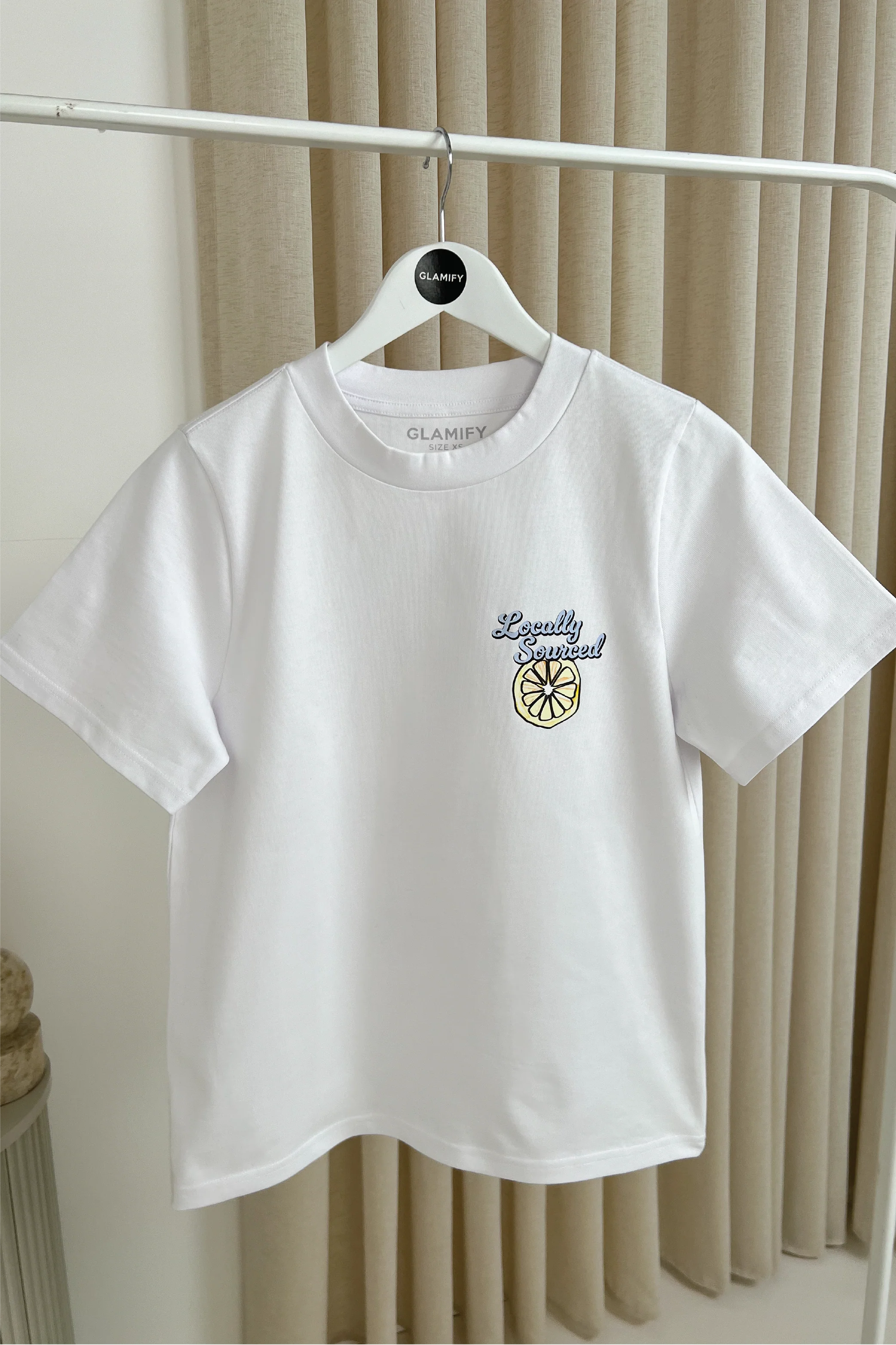 Lemons white back print heavyweight oversized t-shirt - Image 7