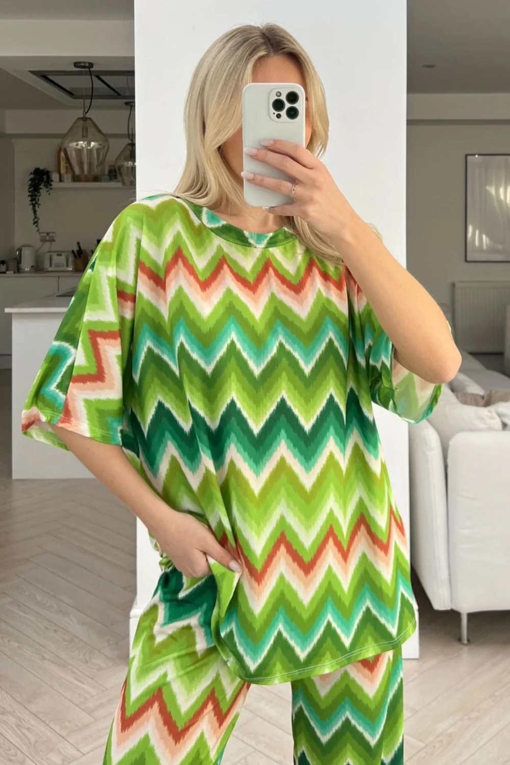 Lexi Green Flared Leg coord - Image 2