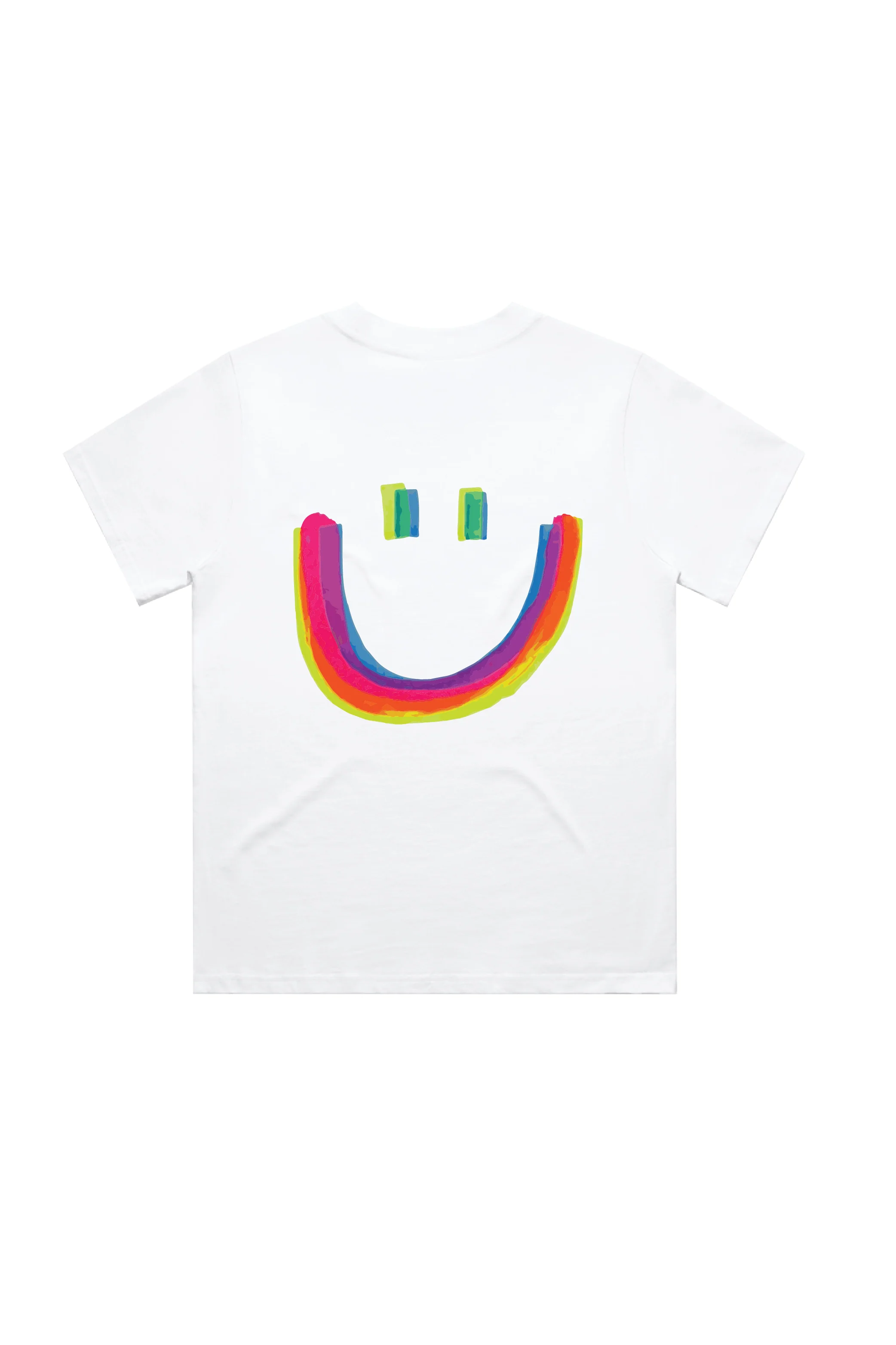 Live your life white heavyweight back print t-shirt - Image 7