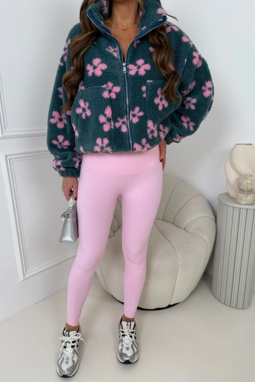 LORI PINK SUPER SOFT BONED LEGGINGS - Image 3