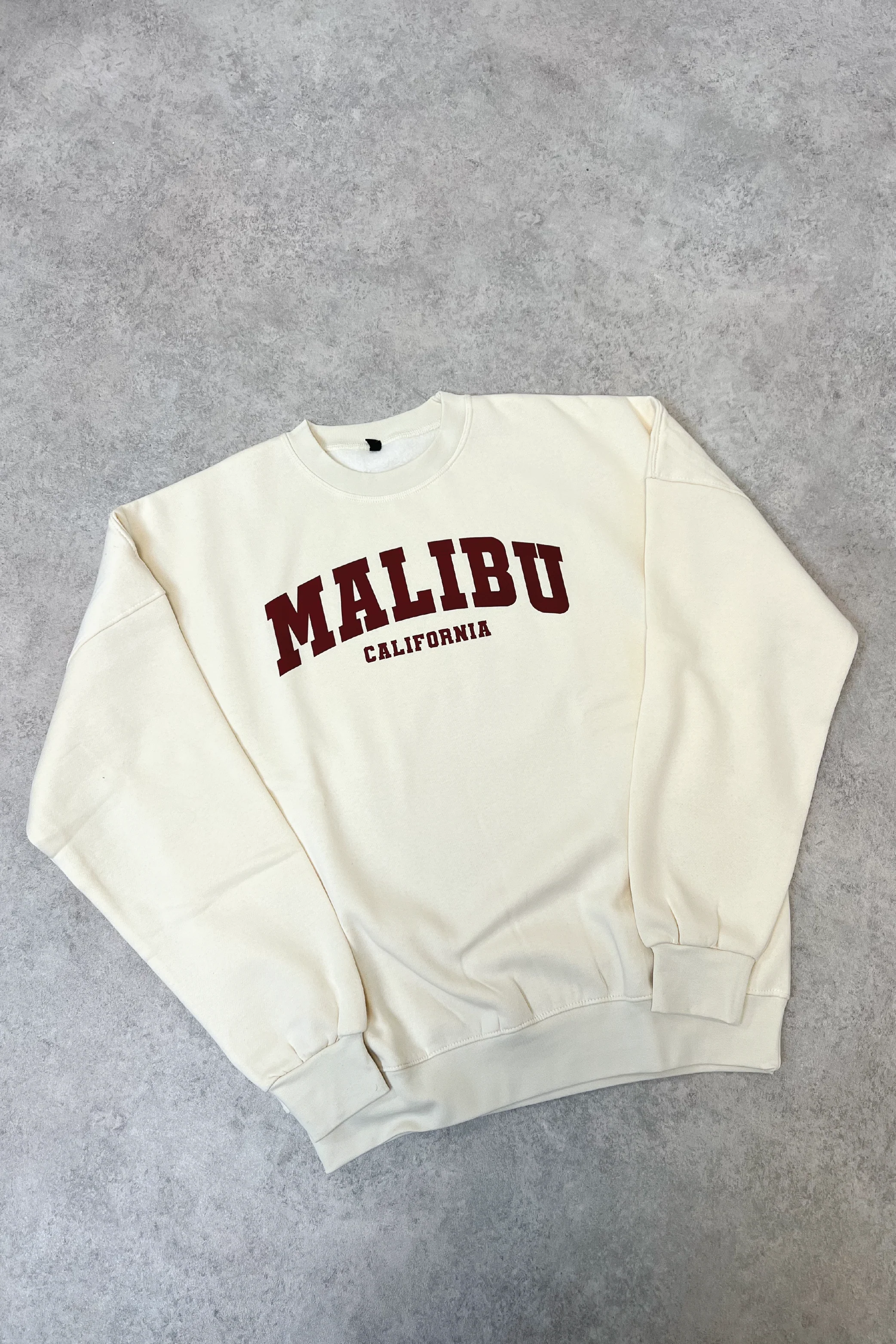 Malibu red printed ecru sweater - Image 2