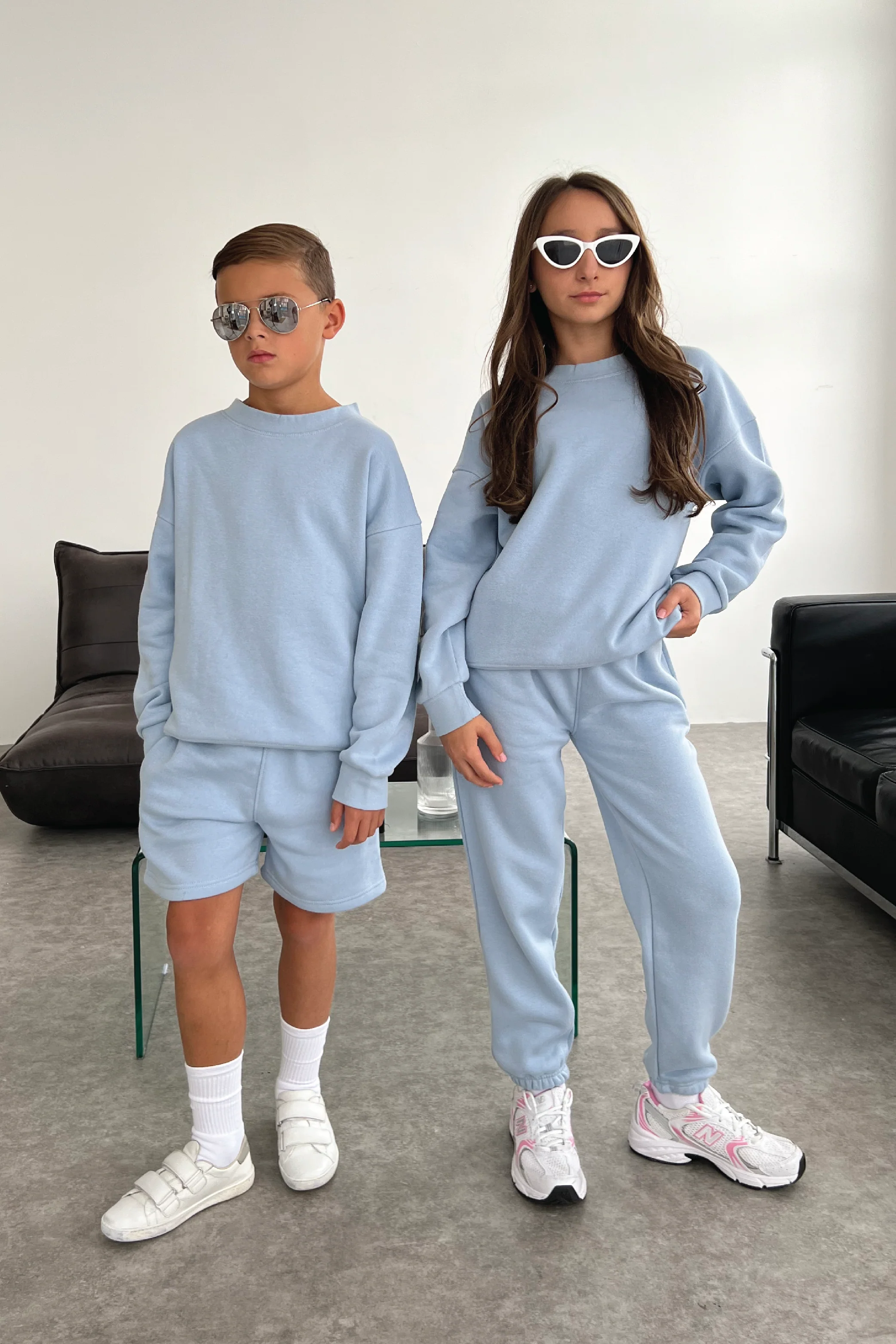 Mini baby blue premium essential sweater - Image 4