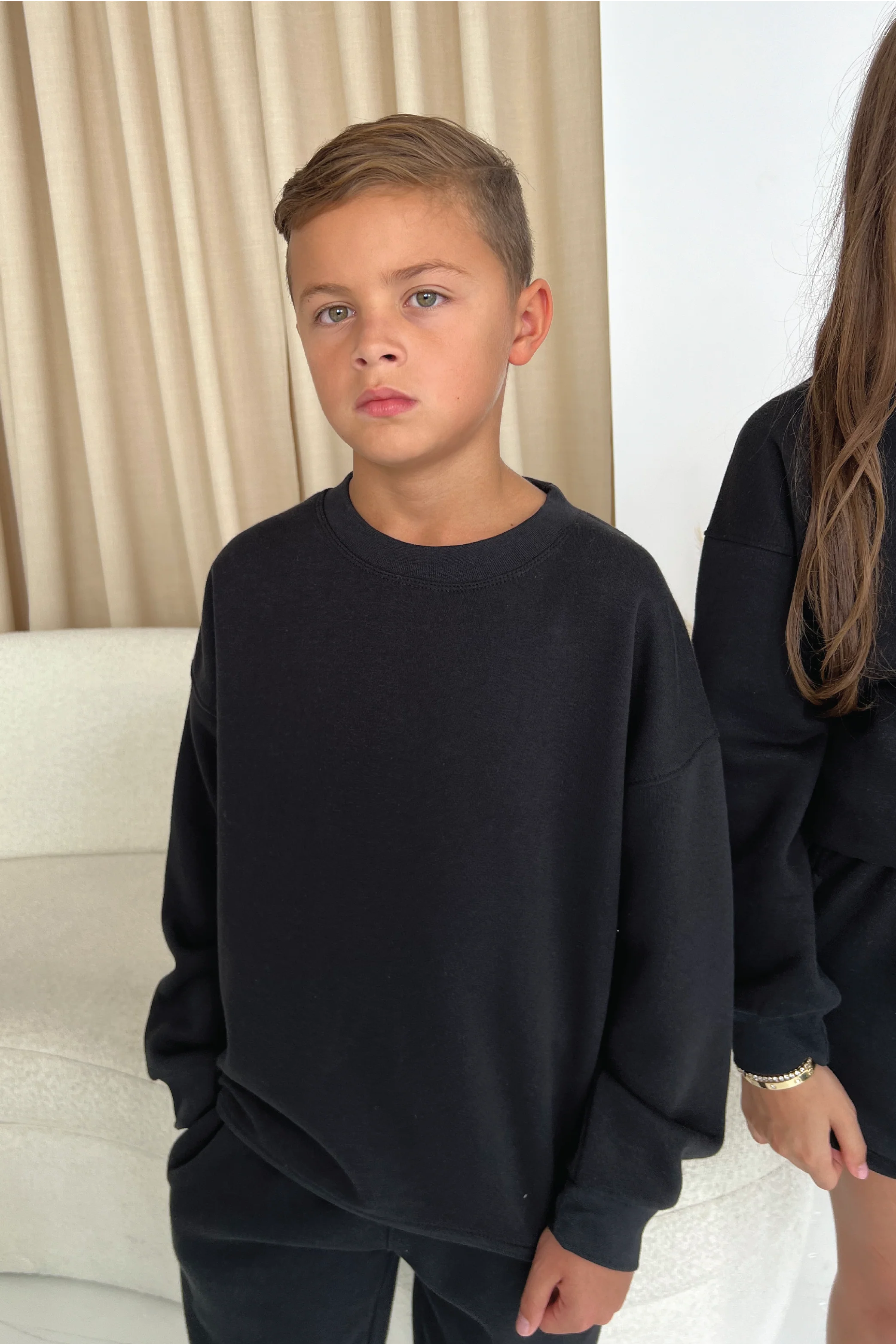 Mini black premium essential sweater - Image 2