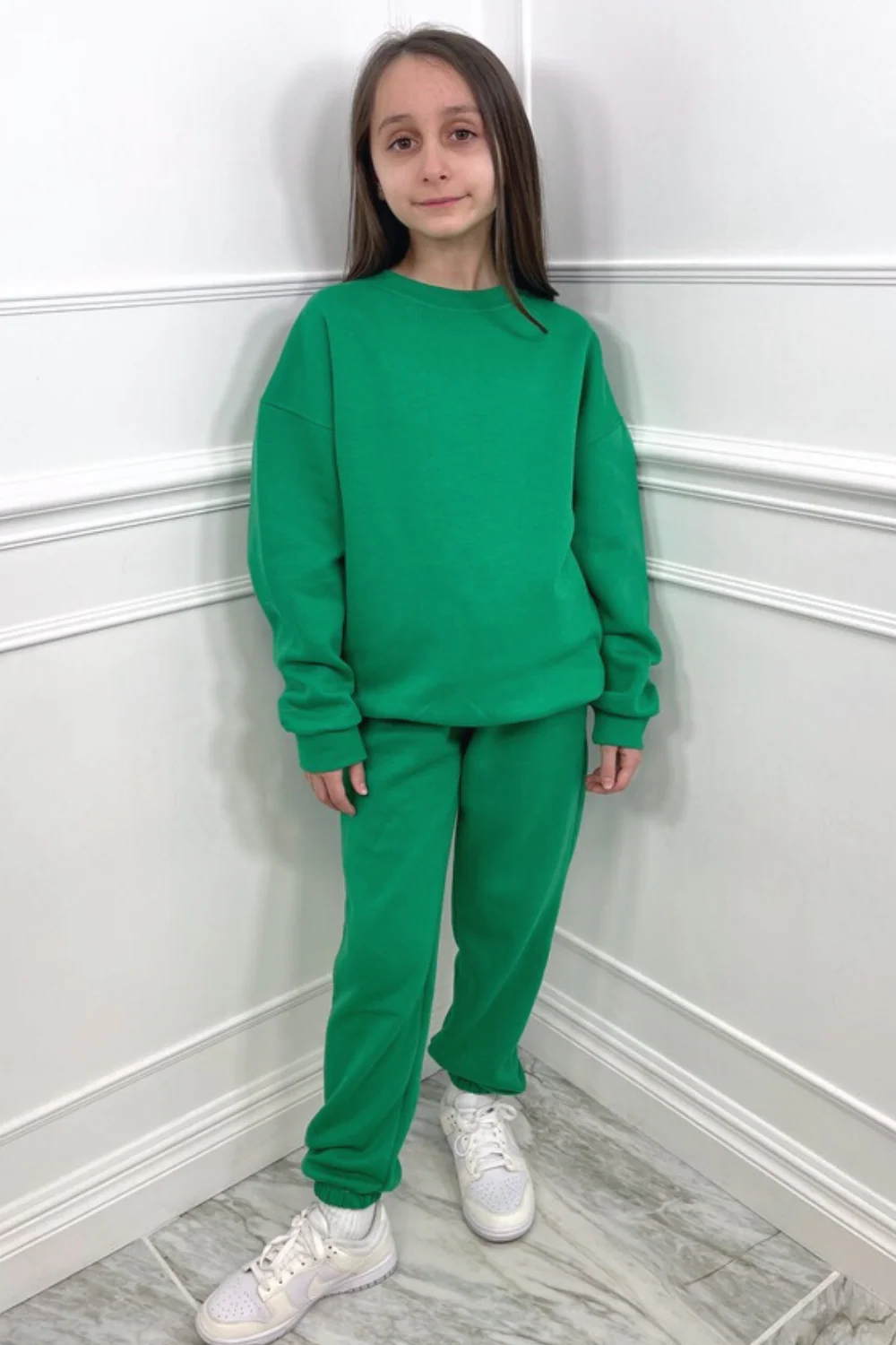 Mini bottle green essential sweater loungewear set - Image 3