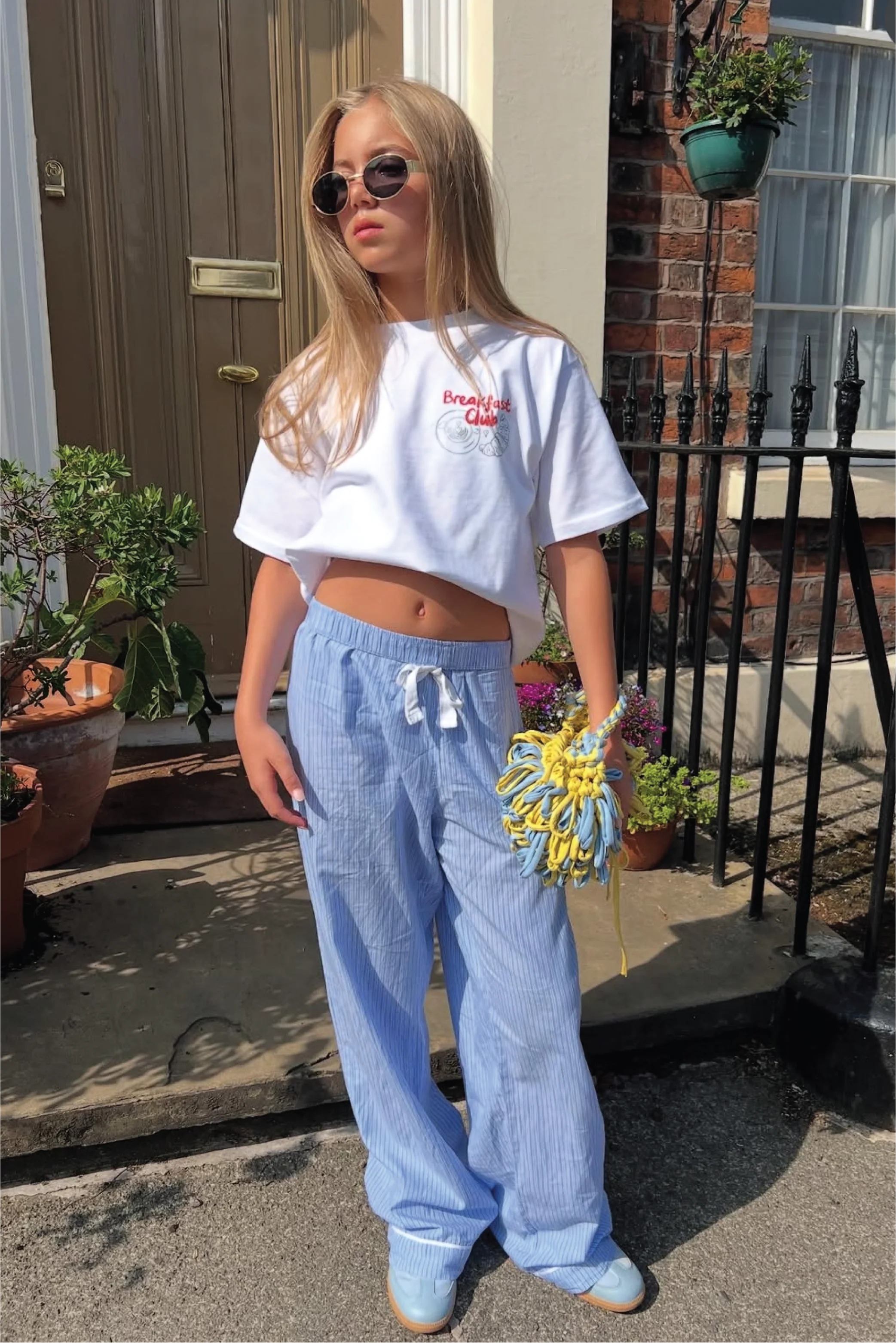Mini breakfast club white printed t-shirt - Image 2