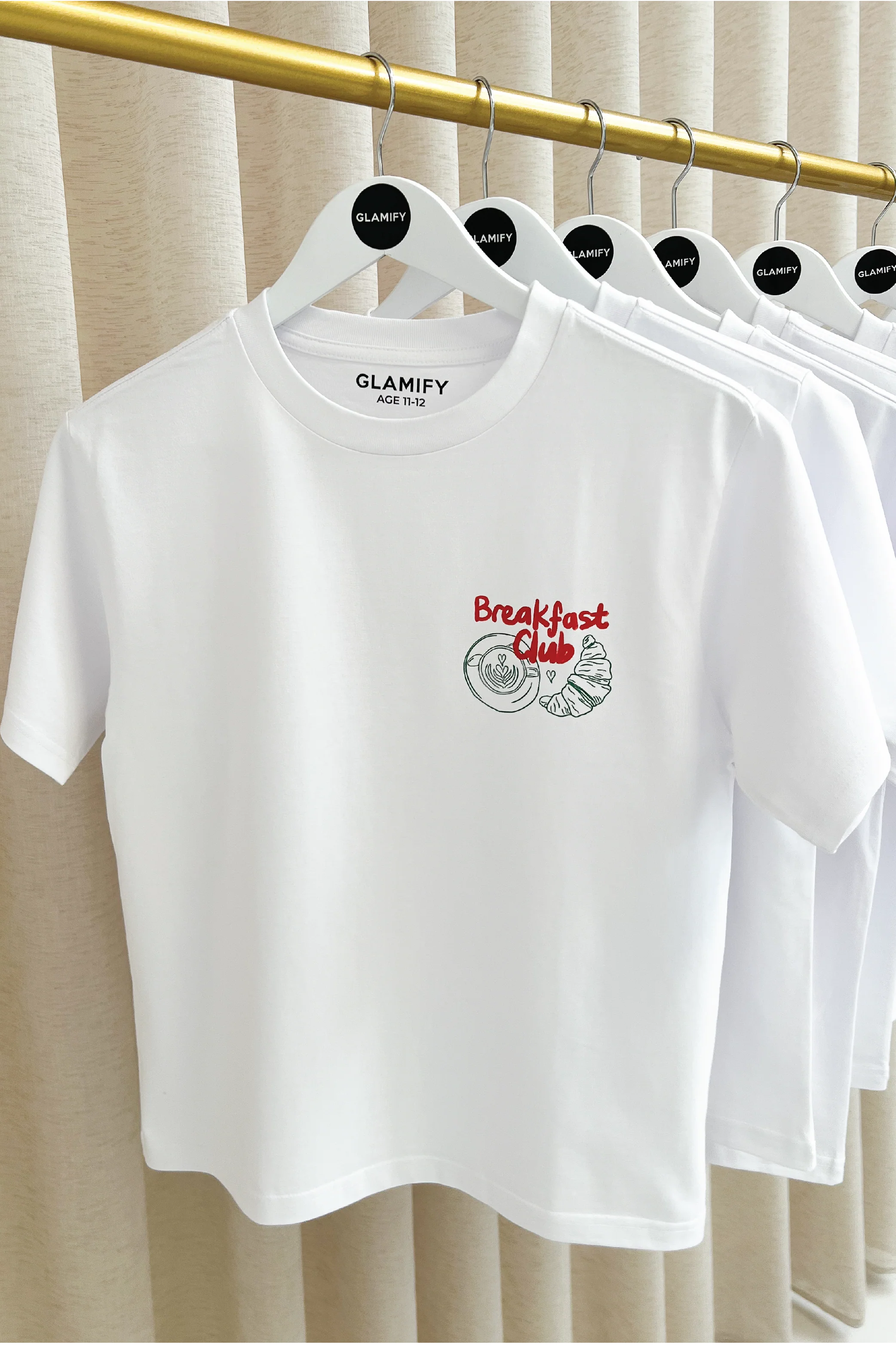 Mini breakfast club white printed t-shirt - Image 6